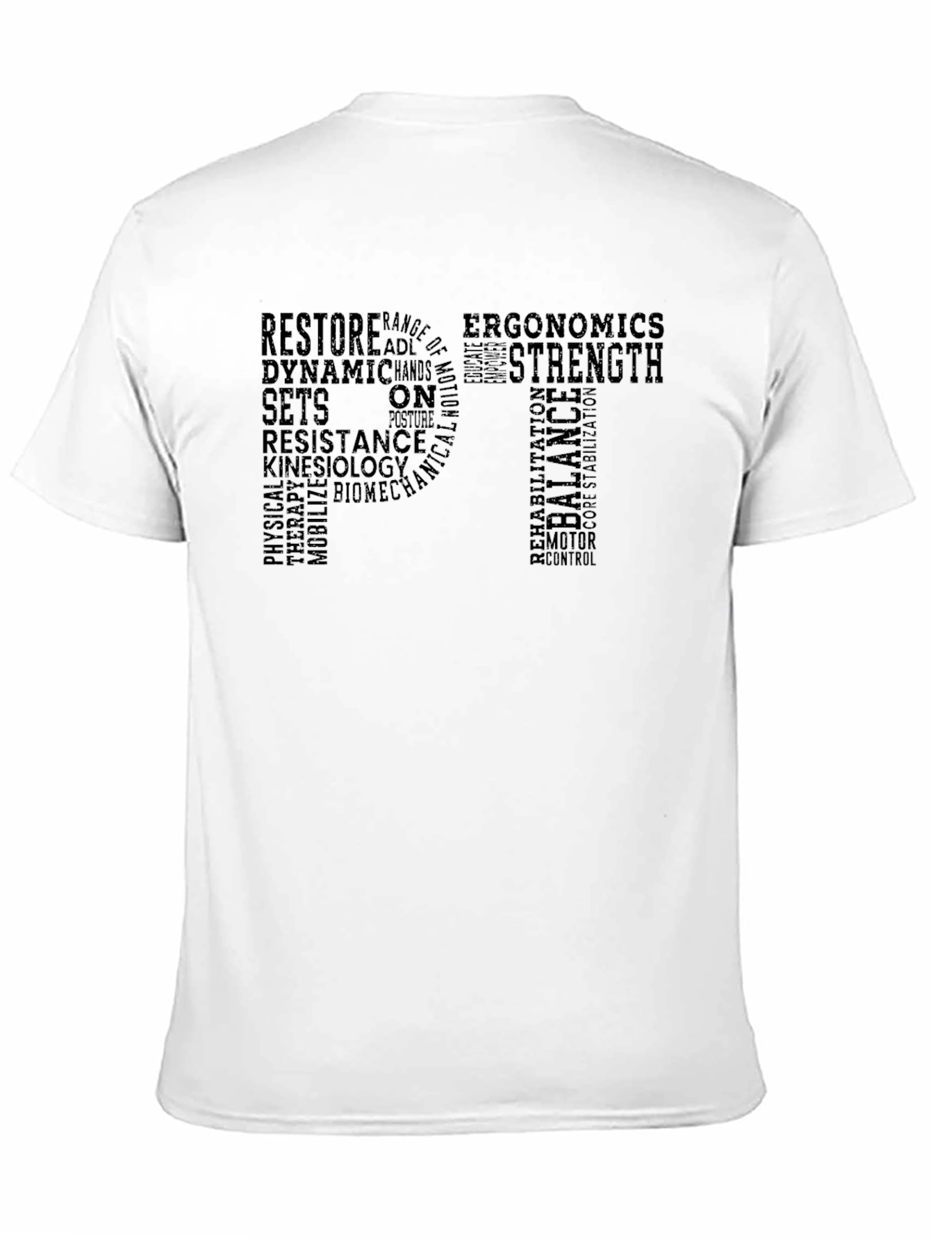 Physical Therapy Word Cloud T-Shirt