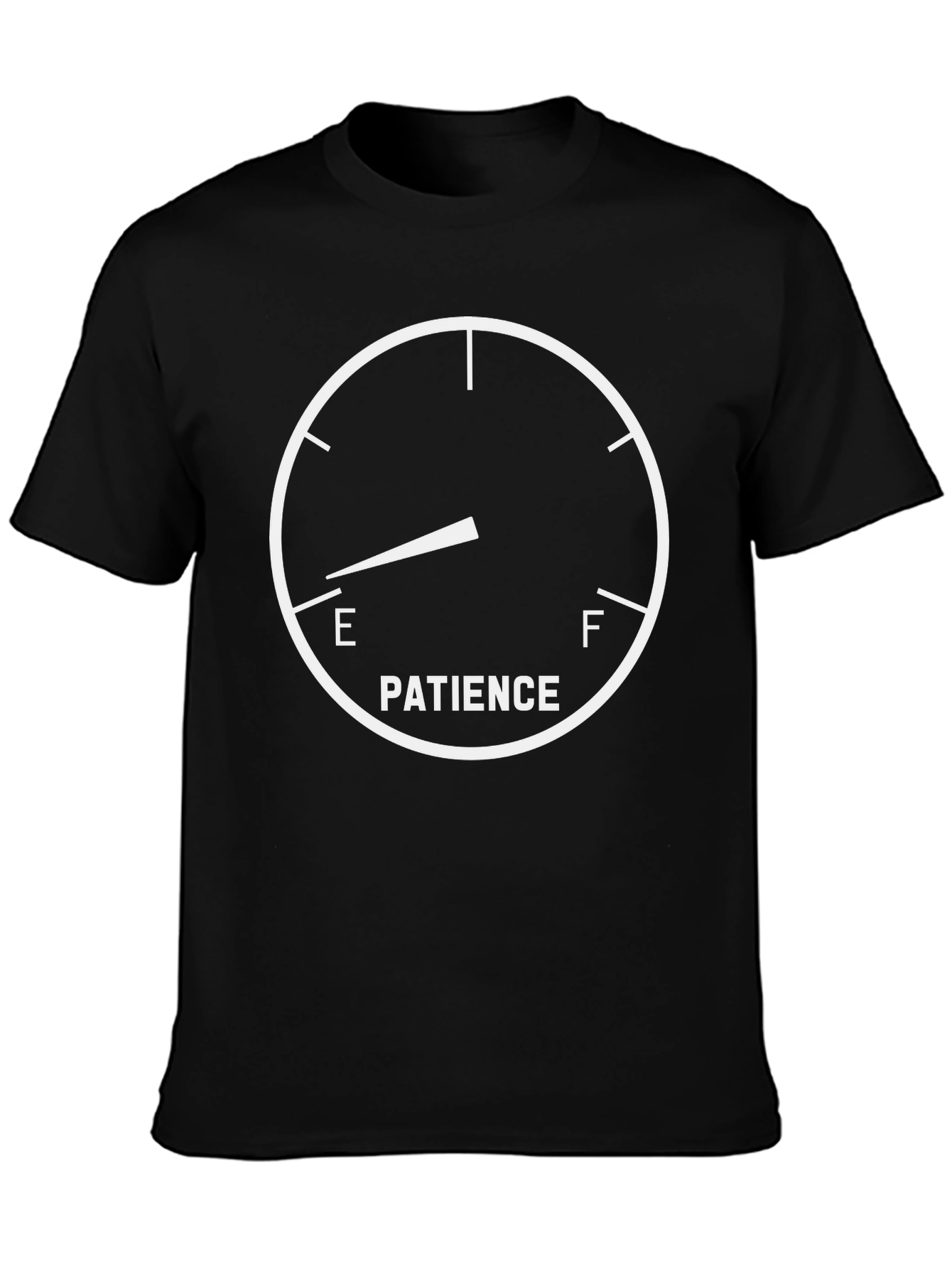 Patience Gauge Graphic Tee - Black