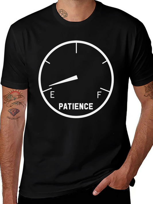 Patience Gauge Graphic Tee - Black