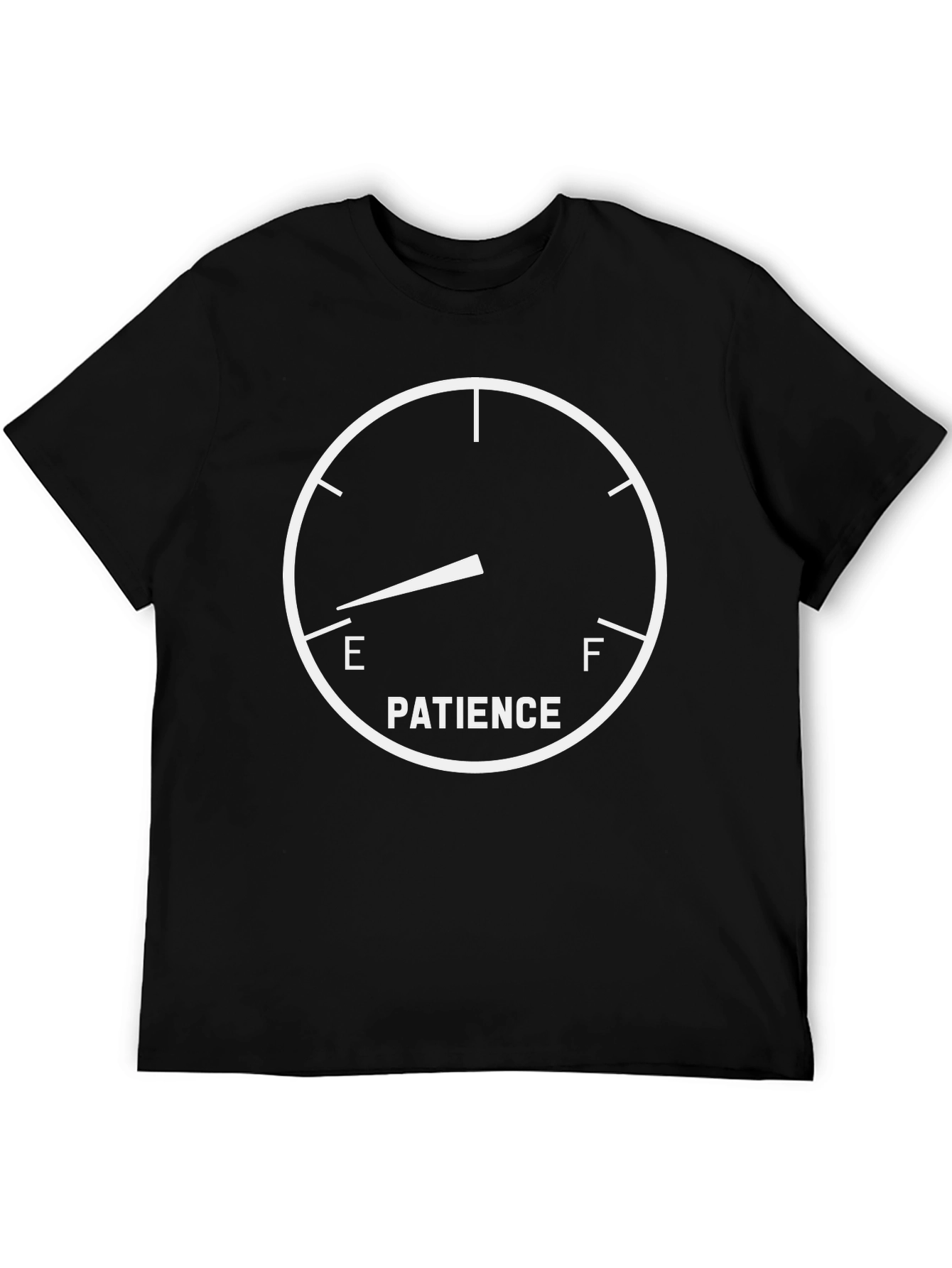 Patience Gauge Graphic Tee - Black