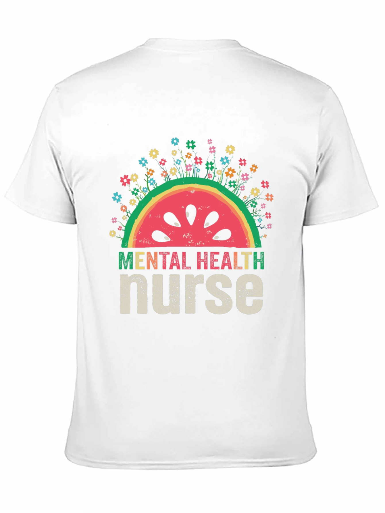 Mental Health Nurse Watermelon T-Shirt