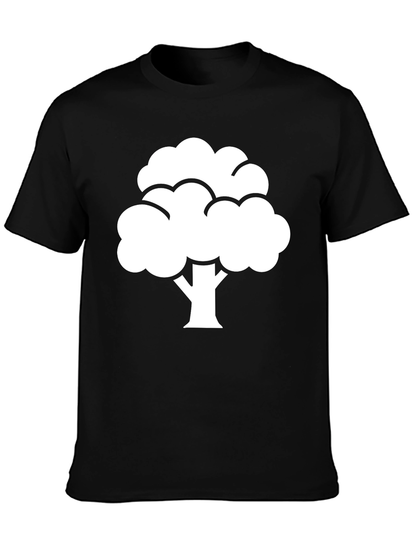 Tree Graphic Black T-Shirt - Nature Inspired Design