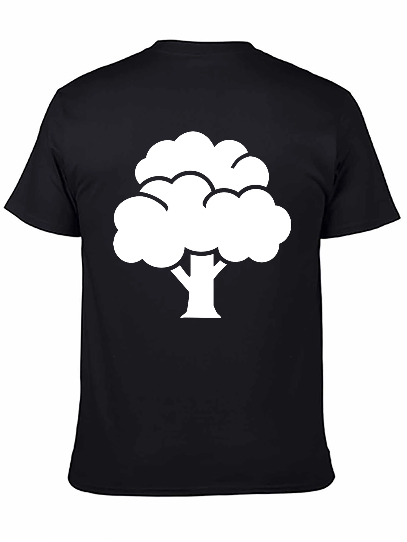 Tree Graphic Black T-Shirt - Nature Inspired Design