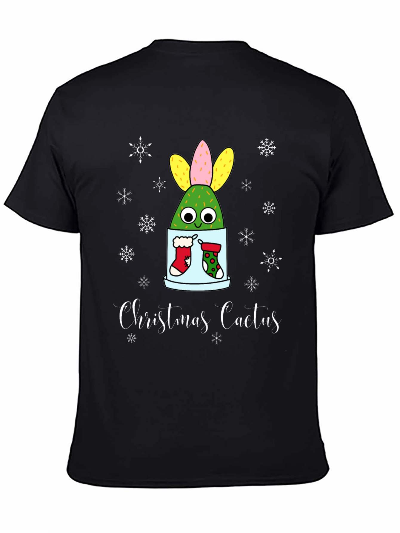 Christmas Cactus T-Shirt - Holiday Festive Tee