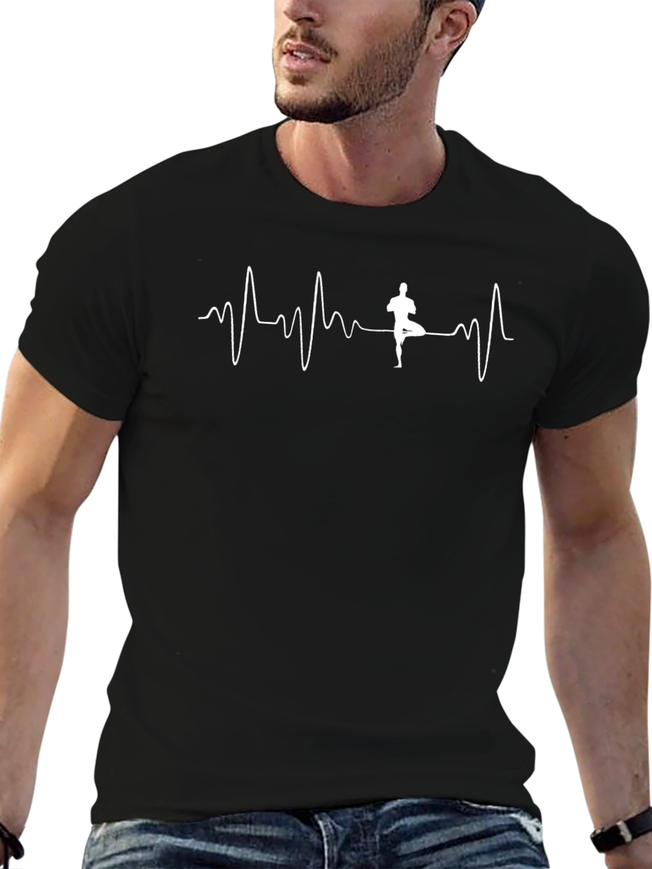 Yoga Heartbeat T-Shirt - Meditate in Style