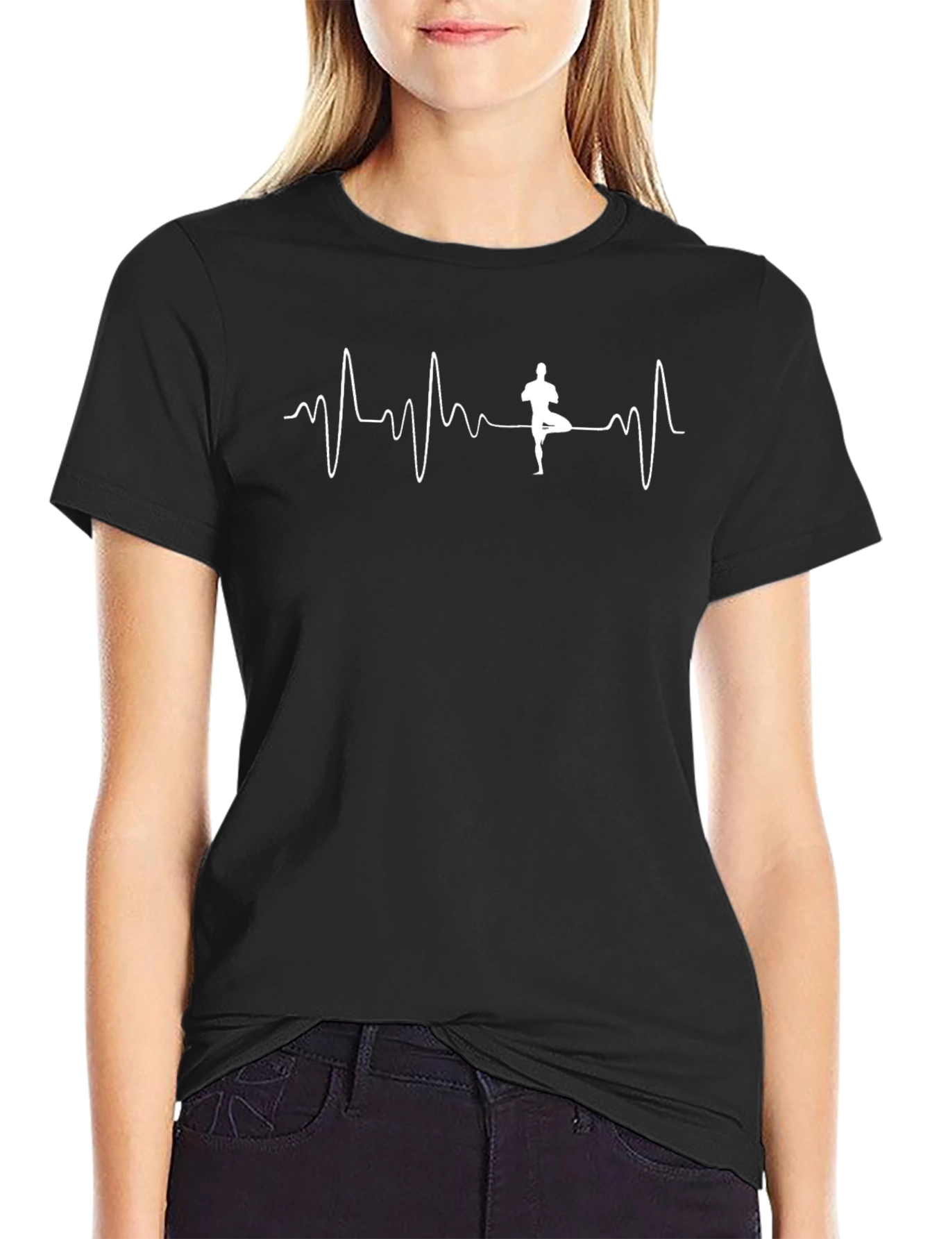 Yoga Heartbeat T-Shirt - Meditate in Style