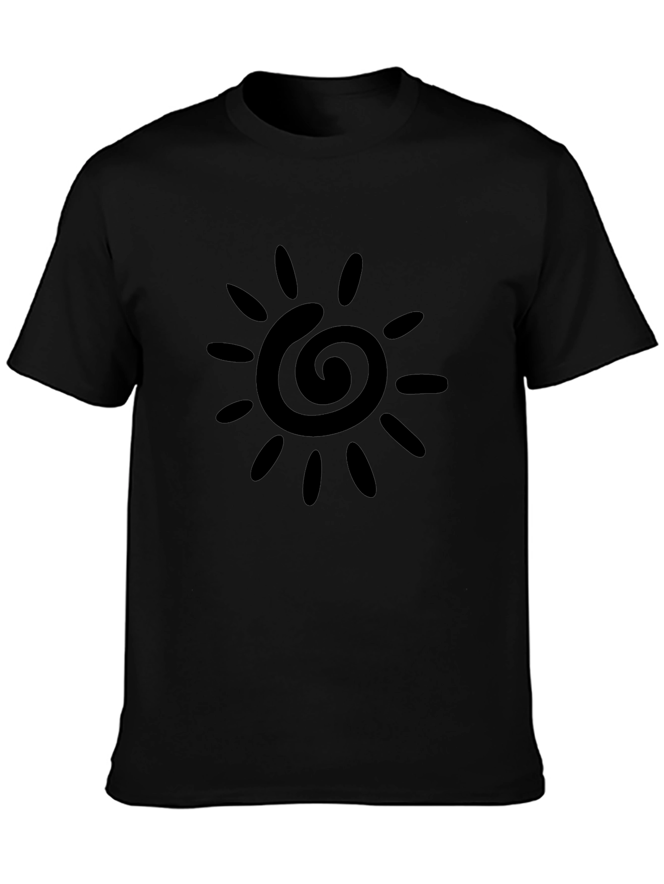 Black Sun Graphic Tee - Stylish & Comfortable