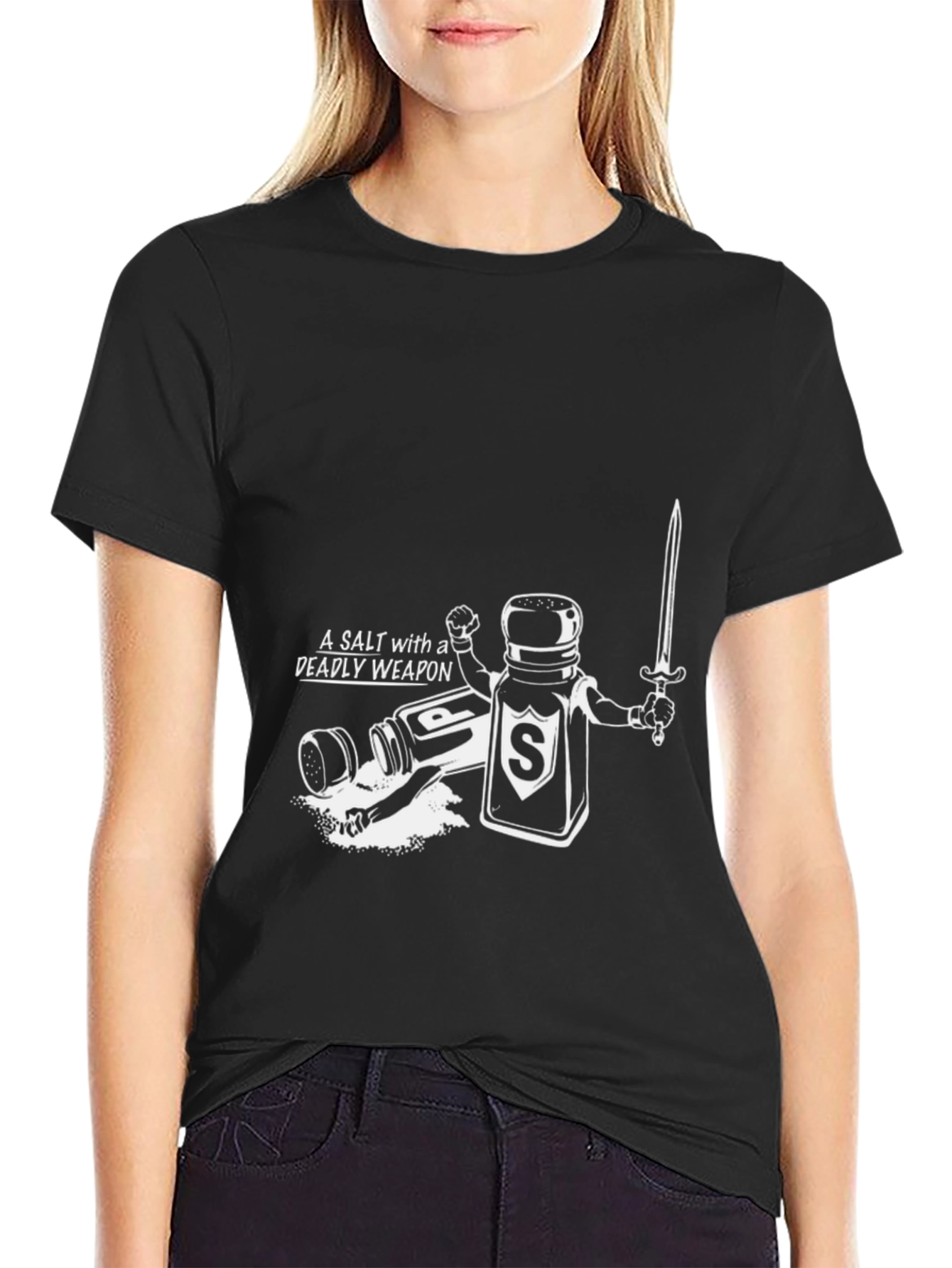 Salt with a Deadly Weapon Black T-Shirt