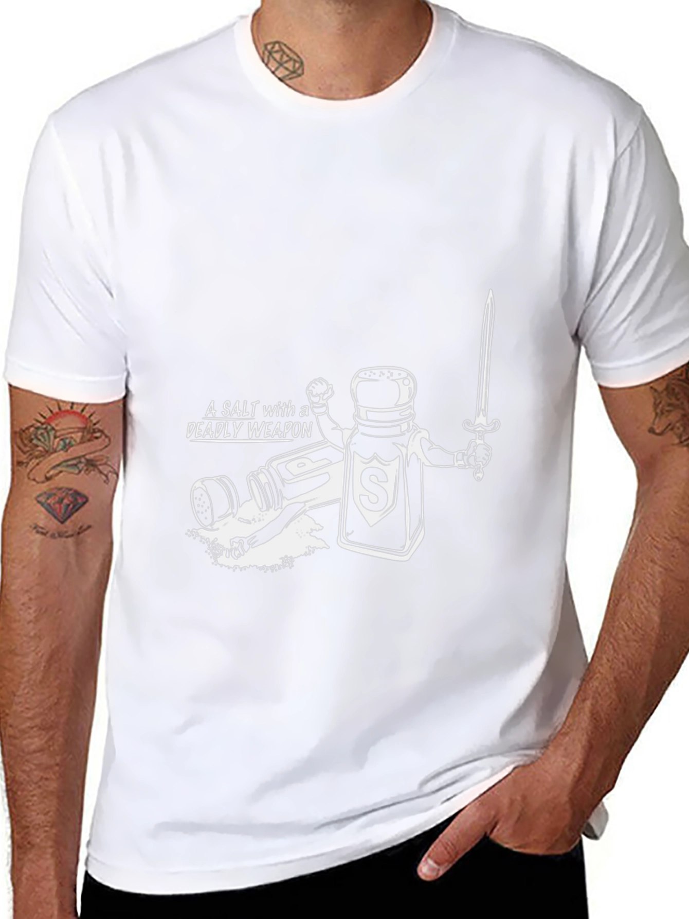 Salt with a Deadly Weapon Black T-Shirt