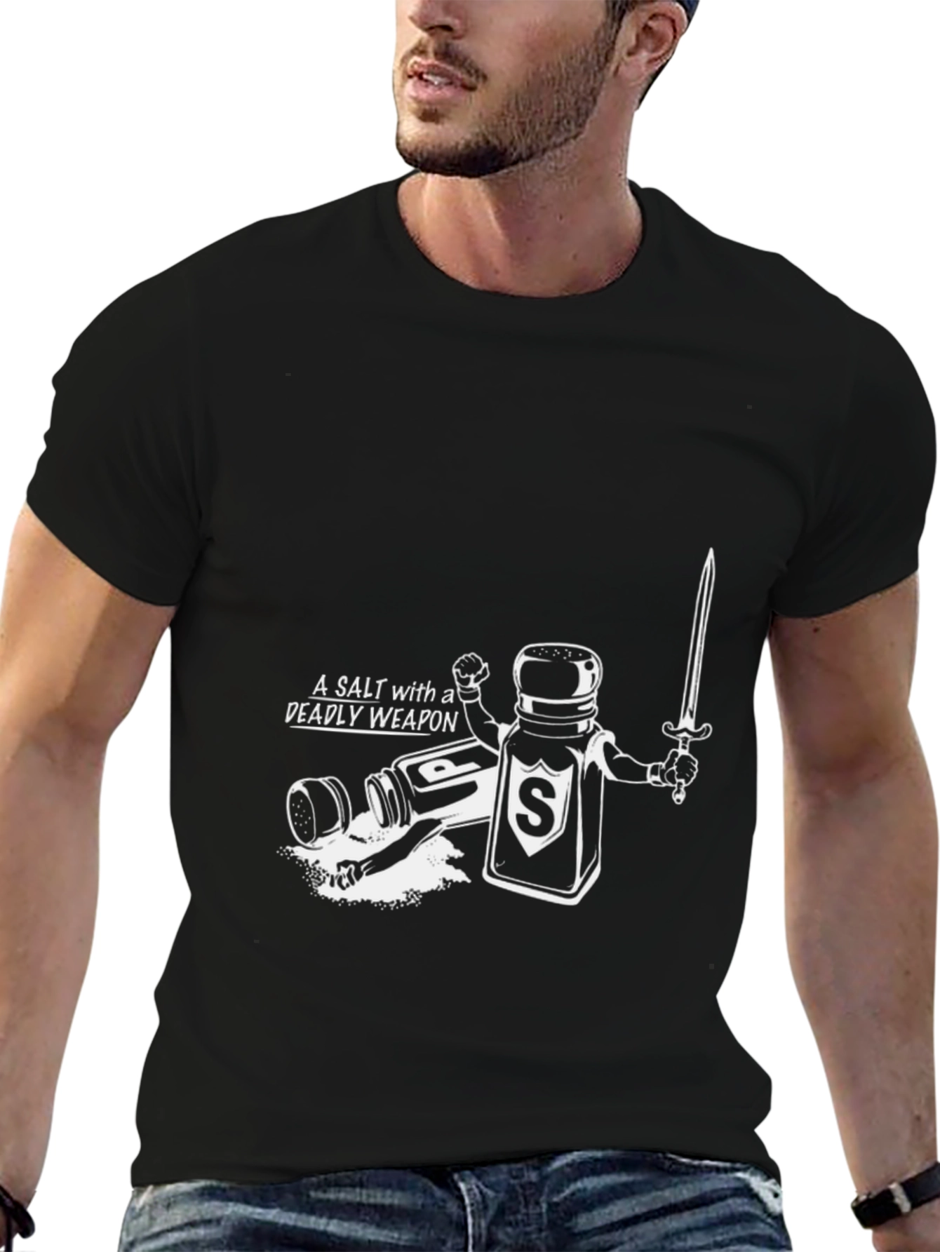 Salt with a Deadly Weapon Black T-Shirt