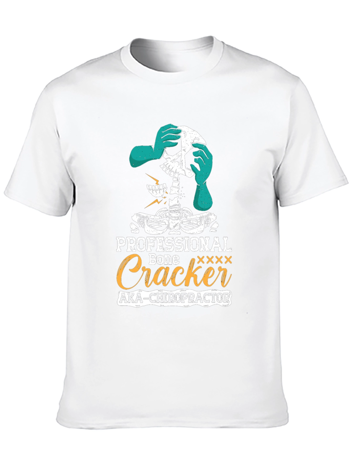 Chiropractor Skeleton Humor T-Shirt