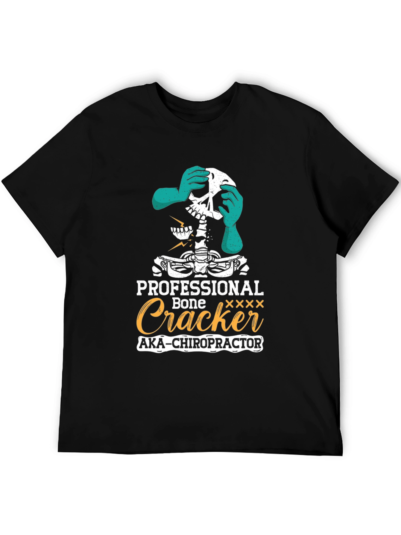 Chiropractor Skeleton Humor T-Shirt