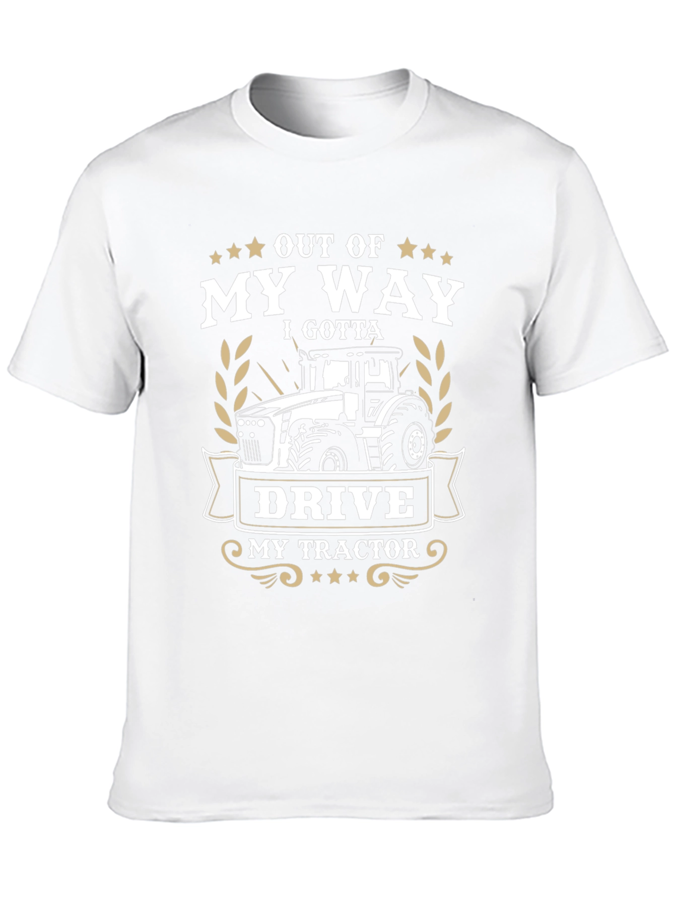 Out Of My Way Tractor Graphic T-Shirt
