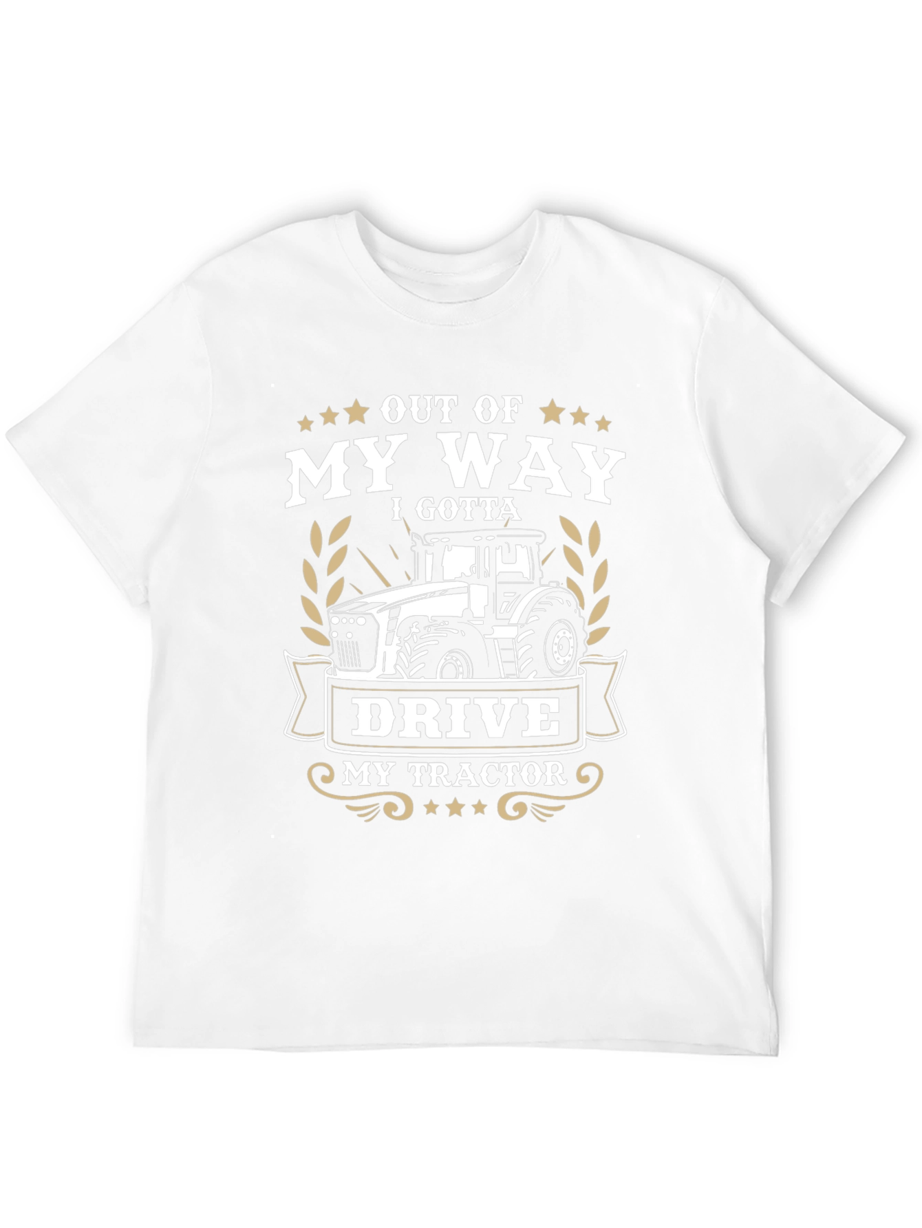Out Of My Way Tractor Graphic T-Shirt