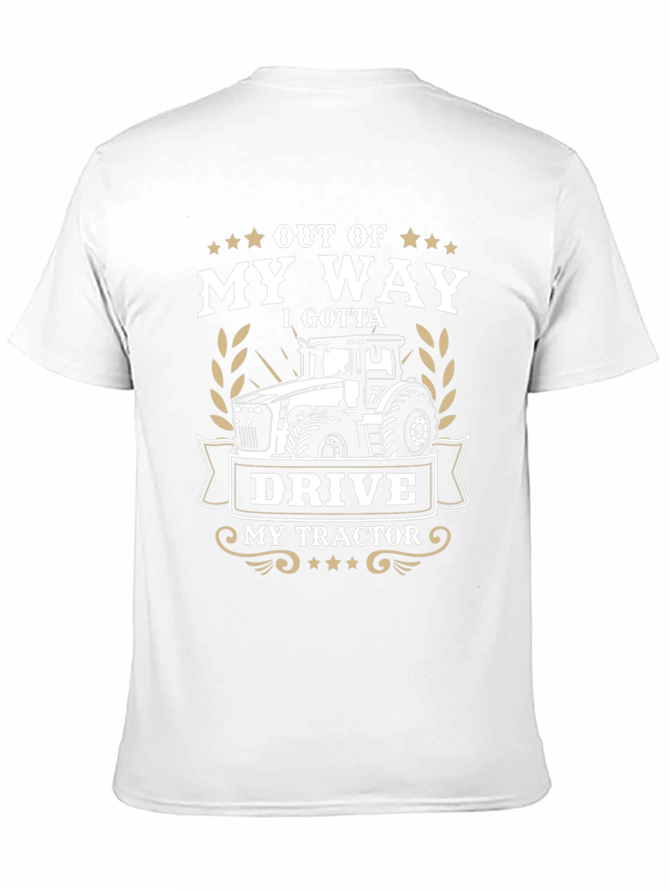 Out Of My Way Tractor Graphic T-Shirt