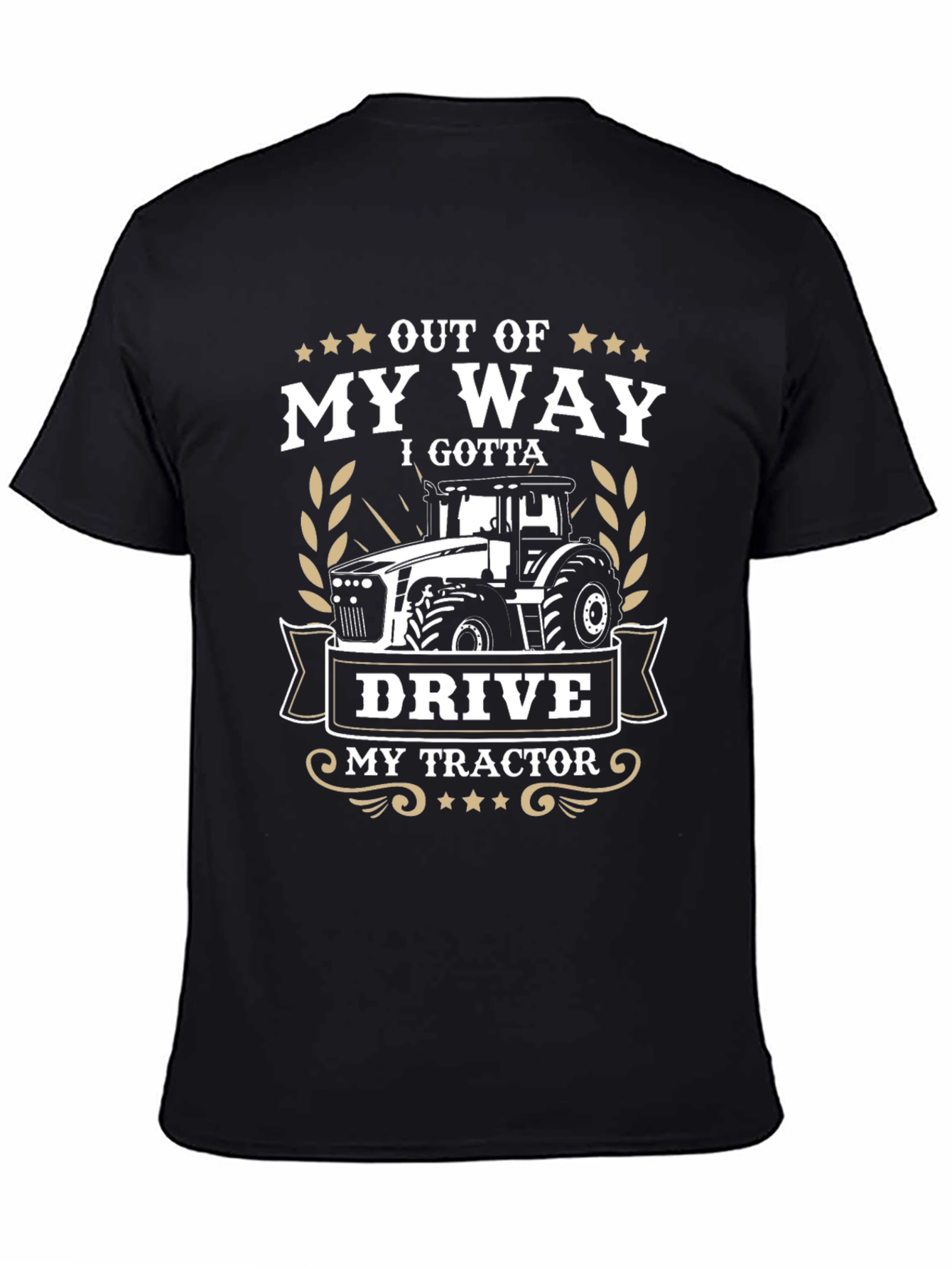 Out Of My Way Tractor Graphic T-Shirt