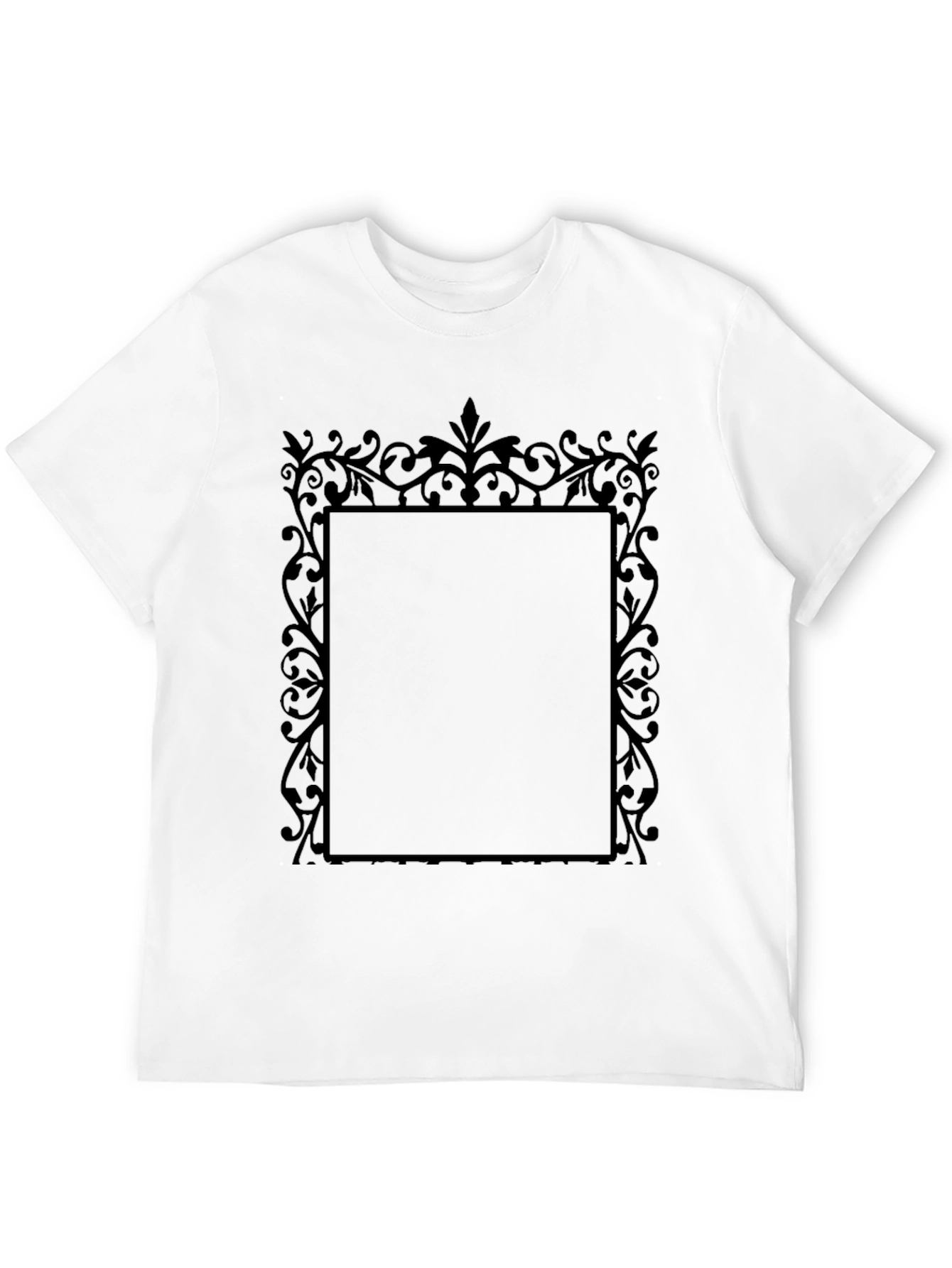 Elegant Framed Black Tee