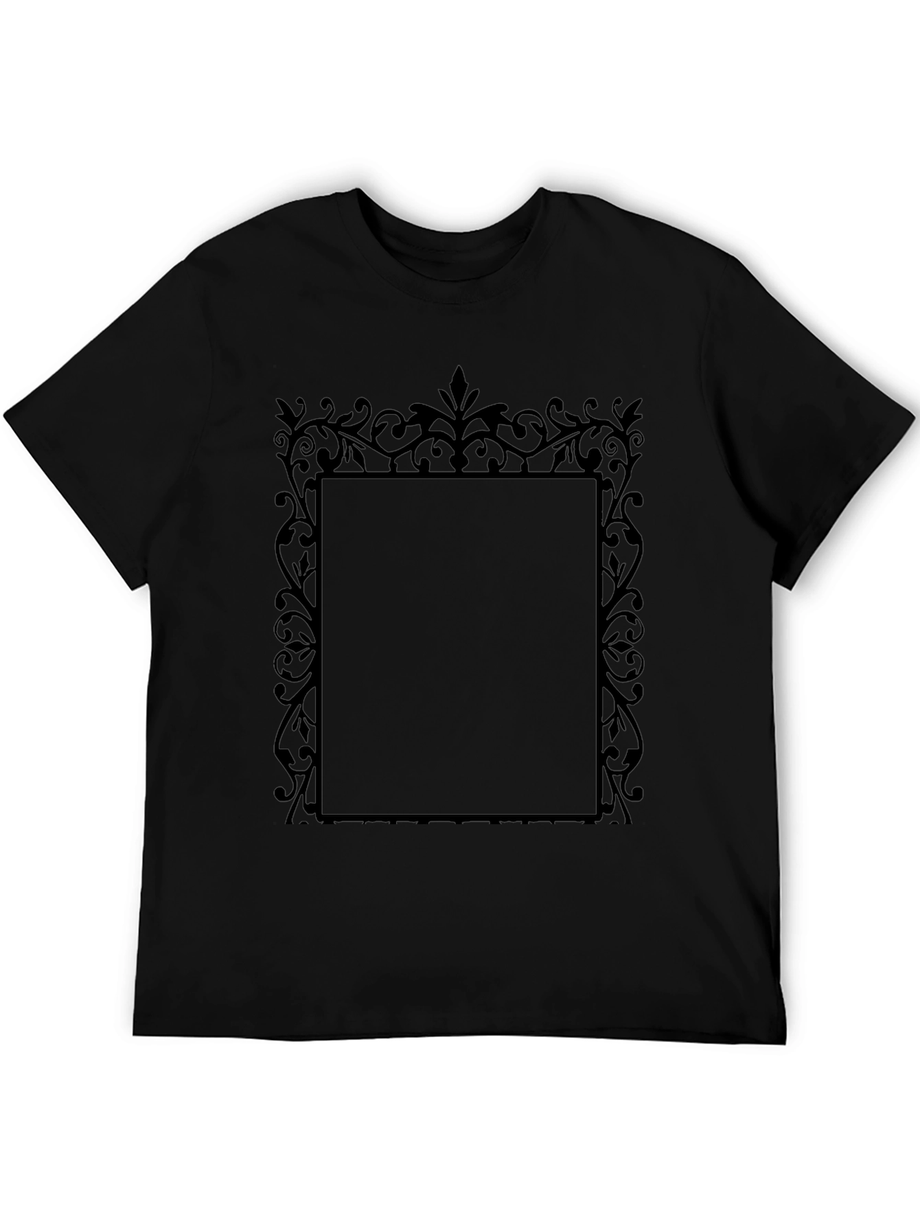 Elegant Framed Black Tee