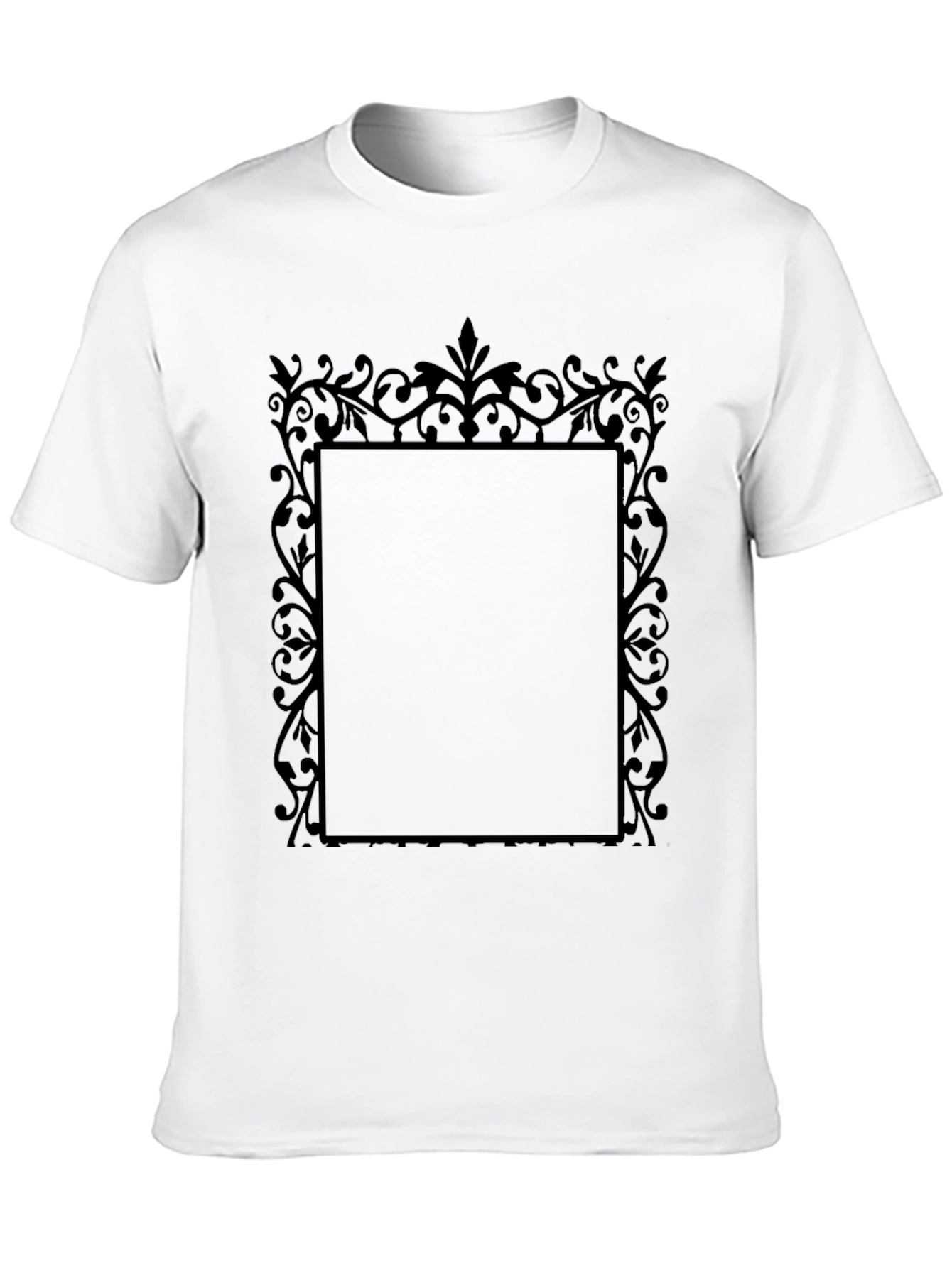Elegant Framed Black Tee