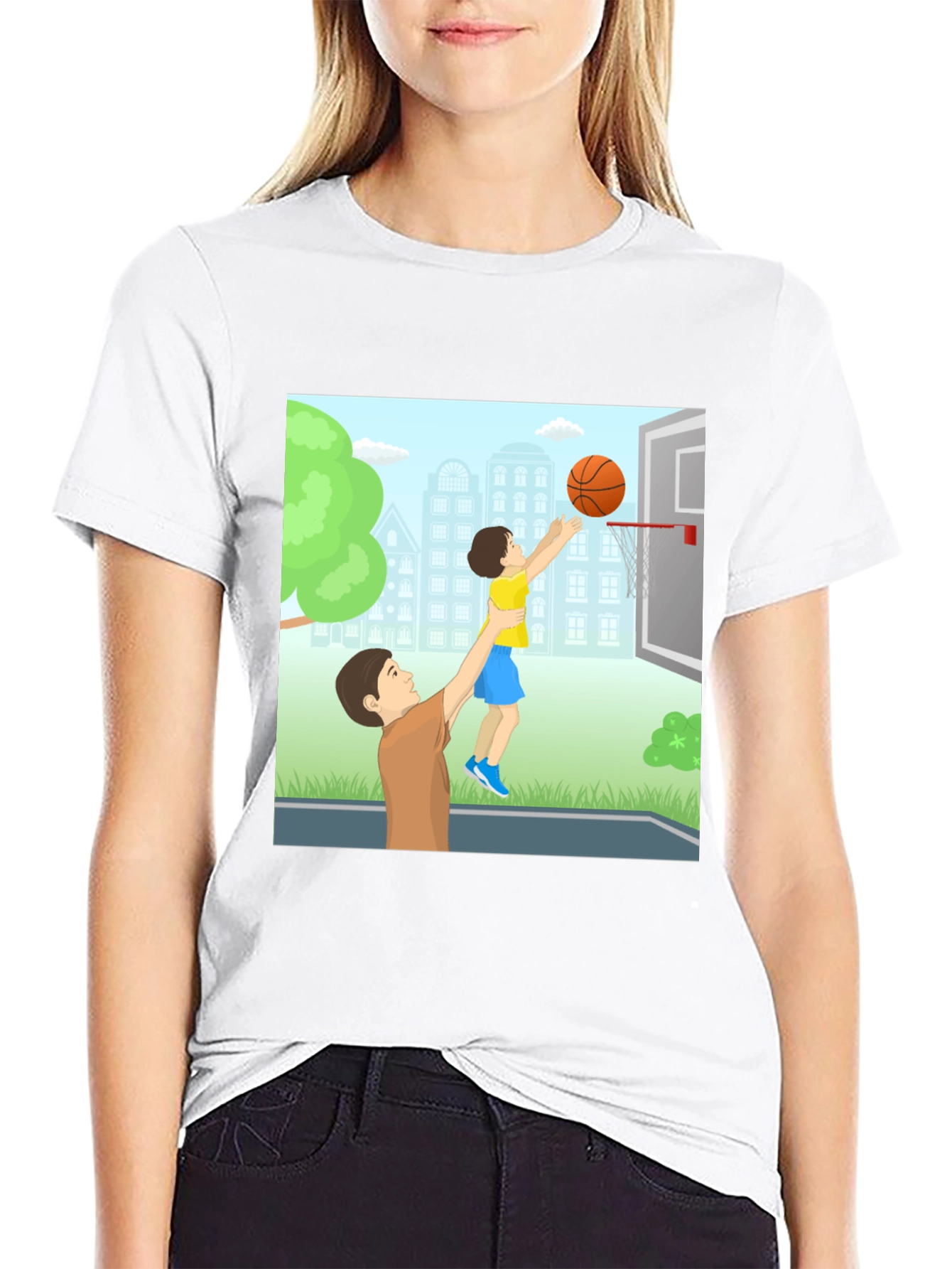 Father & Son Basketball T-Shirt