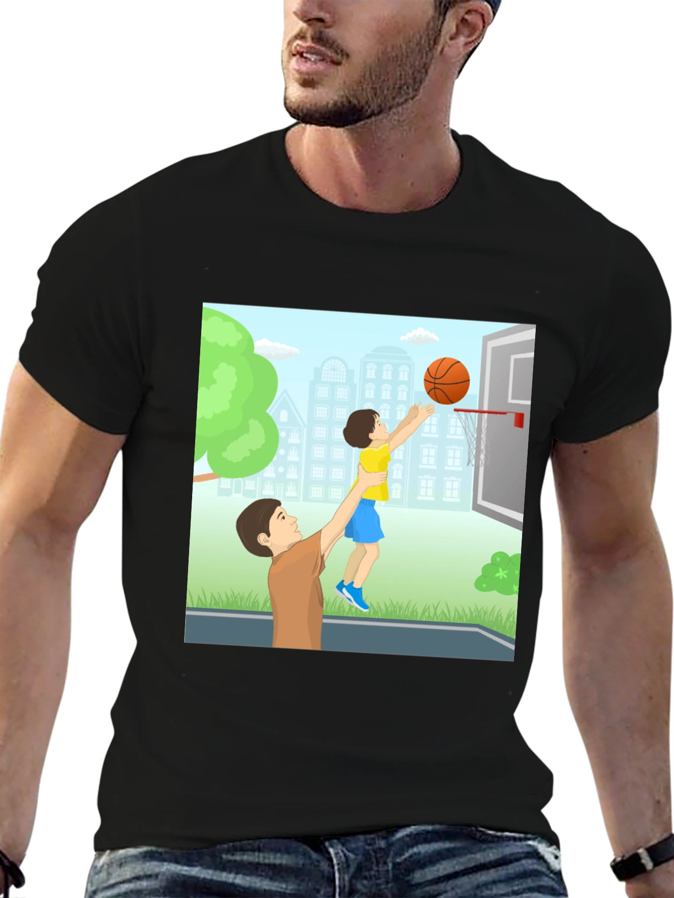 Father & Son Basketball T-Shirt