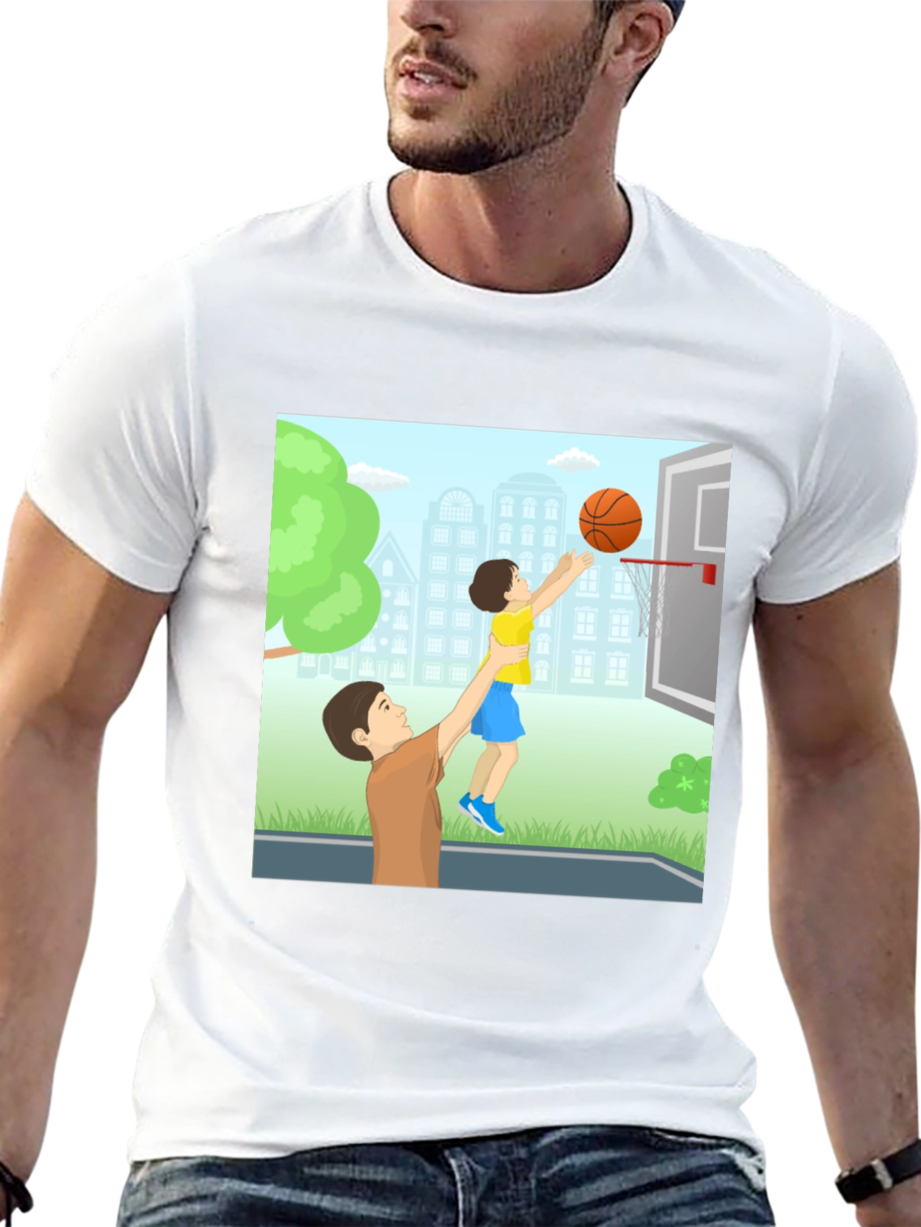 Father & Son Basketball T-Shirt