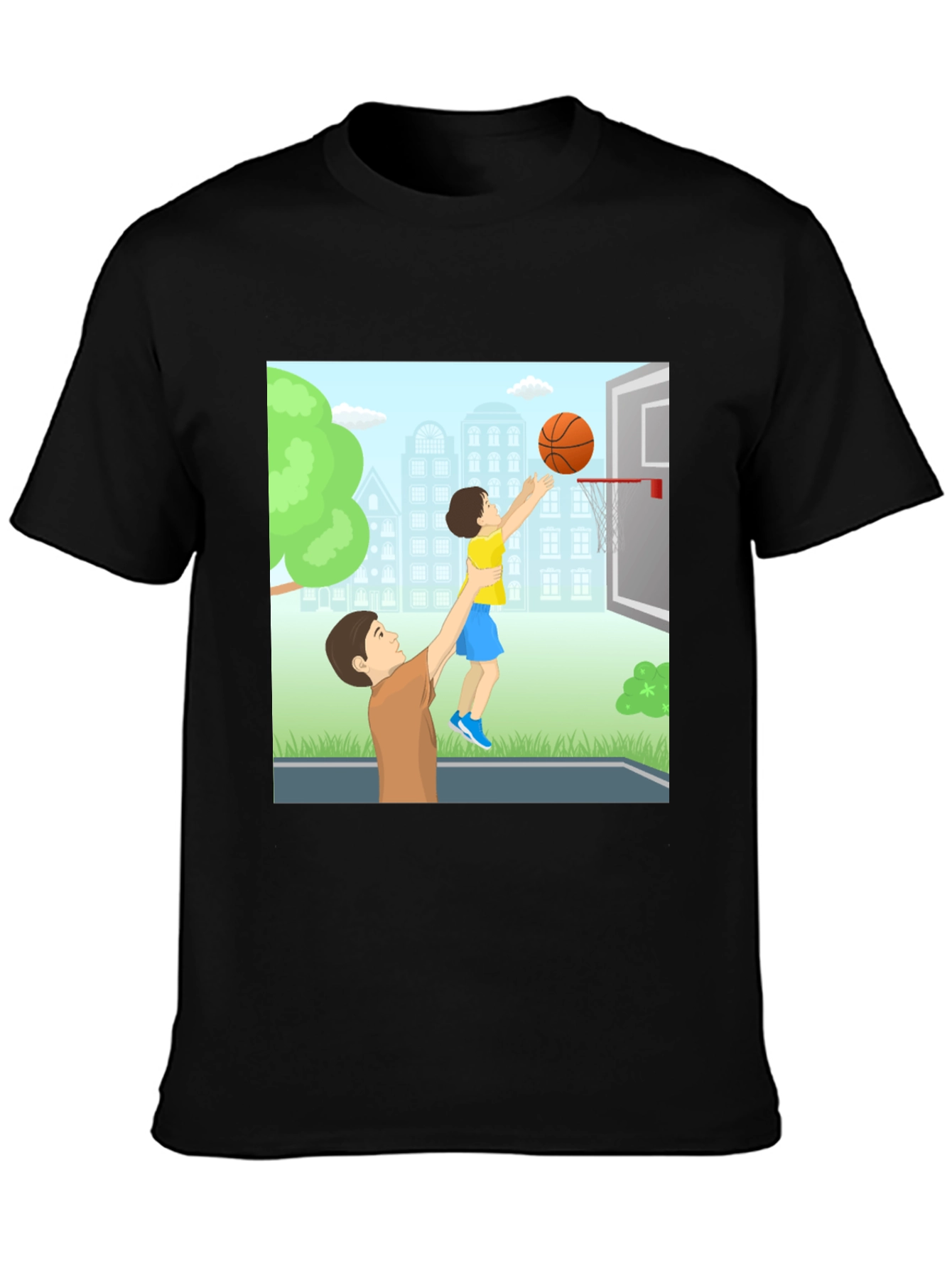 Father & Son Basketball T-Shirt