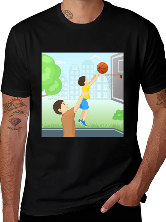 Father & Son Basketball T-Shirt