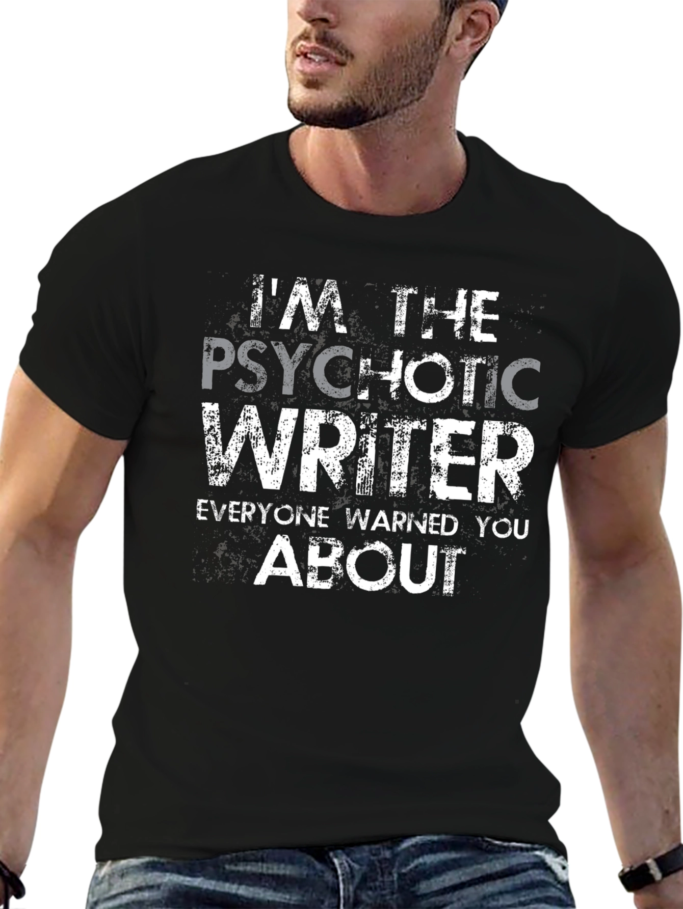 Psychotic Writer Graphic Novelty T-Shirt