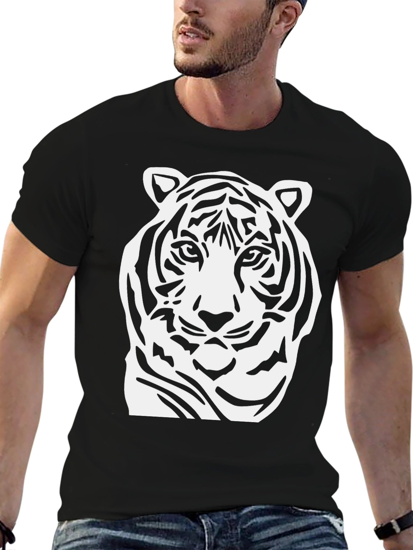 Black Tiger Graphic Tee