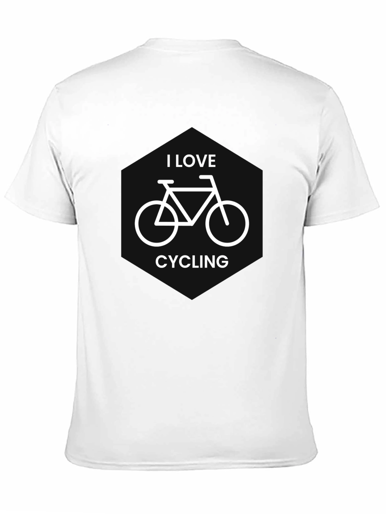 I Love Cycling Black T-Shirt