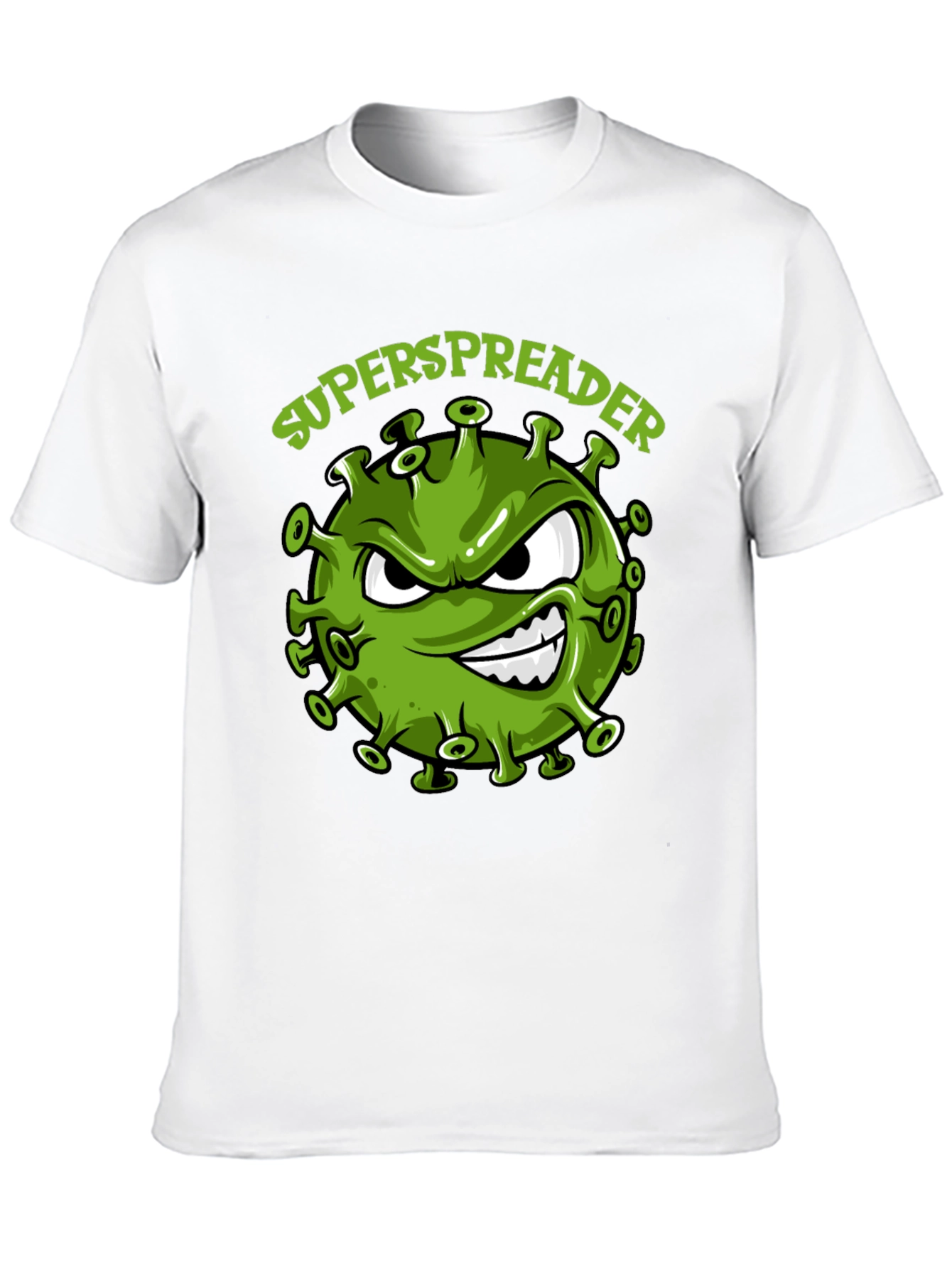 Superspreader Graphic Tee - Funny Virus Design T-Shirt