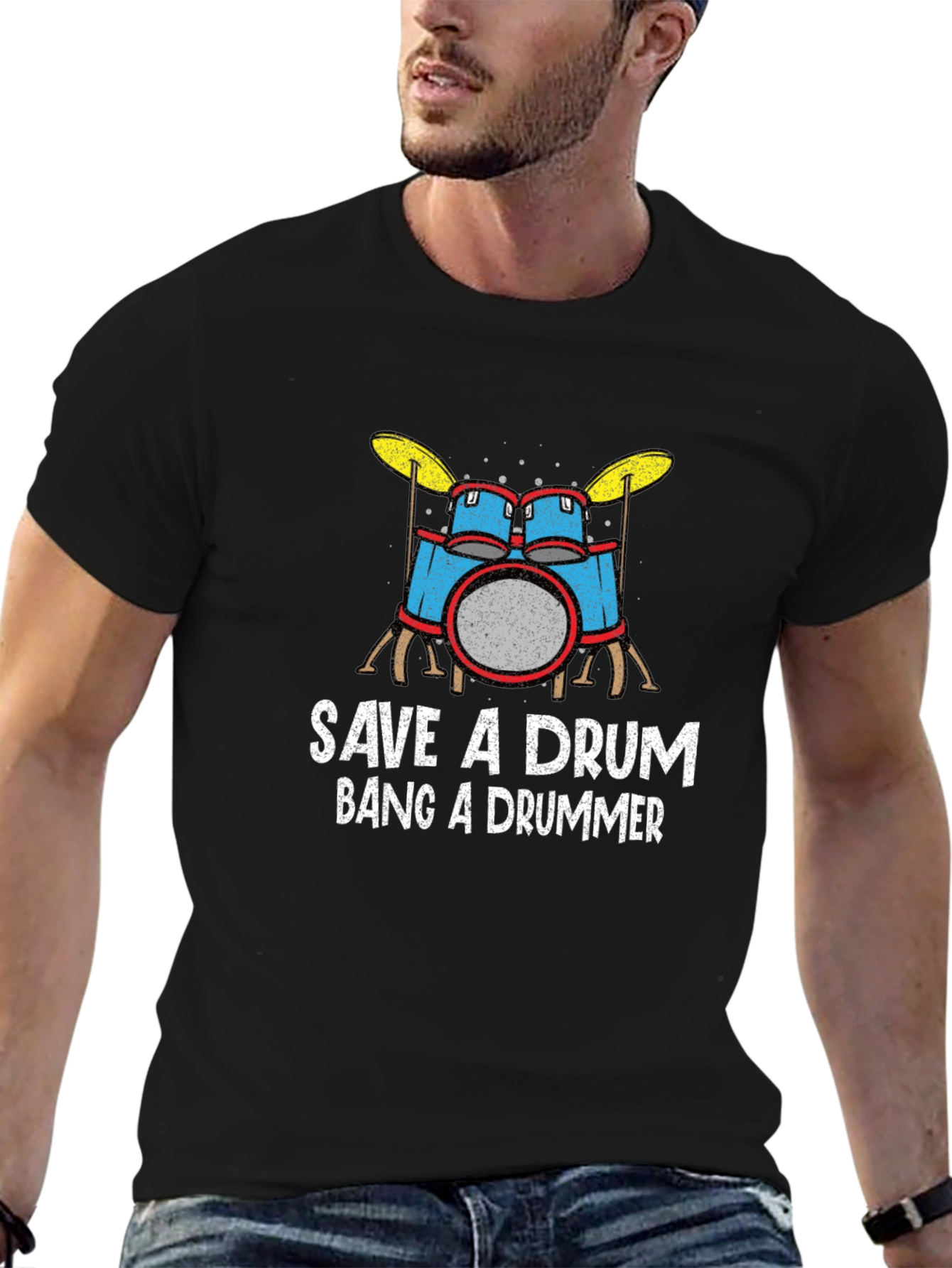Save a Drum Bang a Drummer T-Shirt