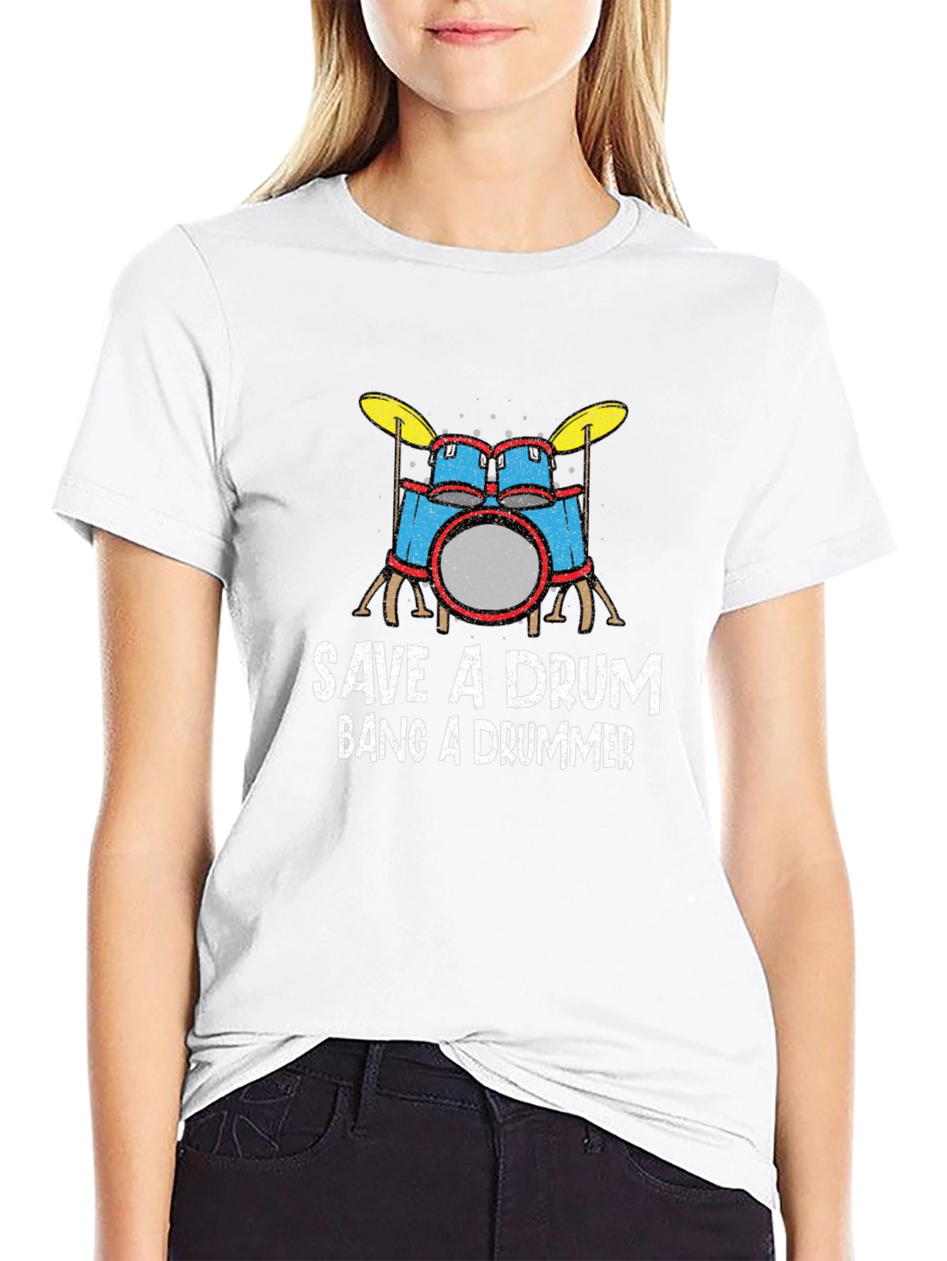 Save a Drum Bang a Drummer T-Shirt