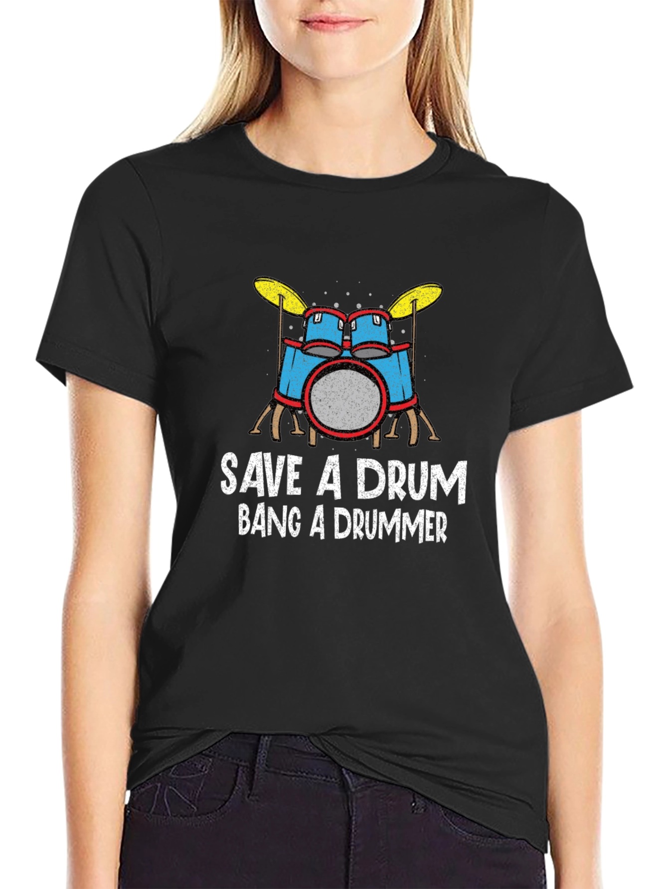 Save a Drum Bang a Drummer T-Shirt