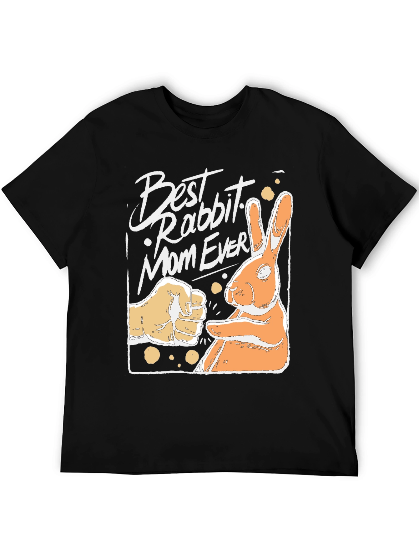 Best Rabbit Mom Ever Black T-Shirt