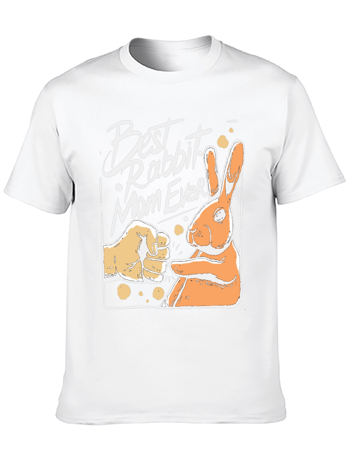Best Rabbit Mom Ever Black T-Shirt