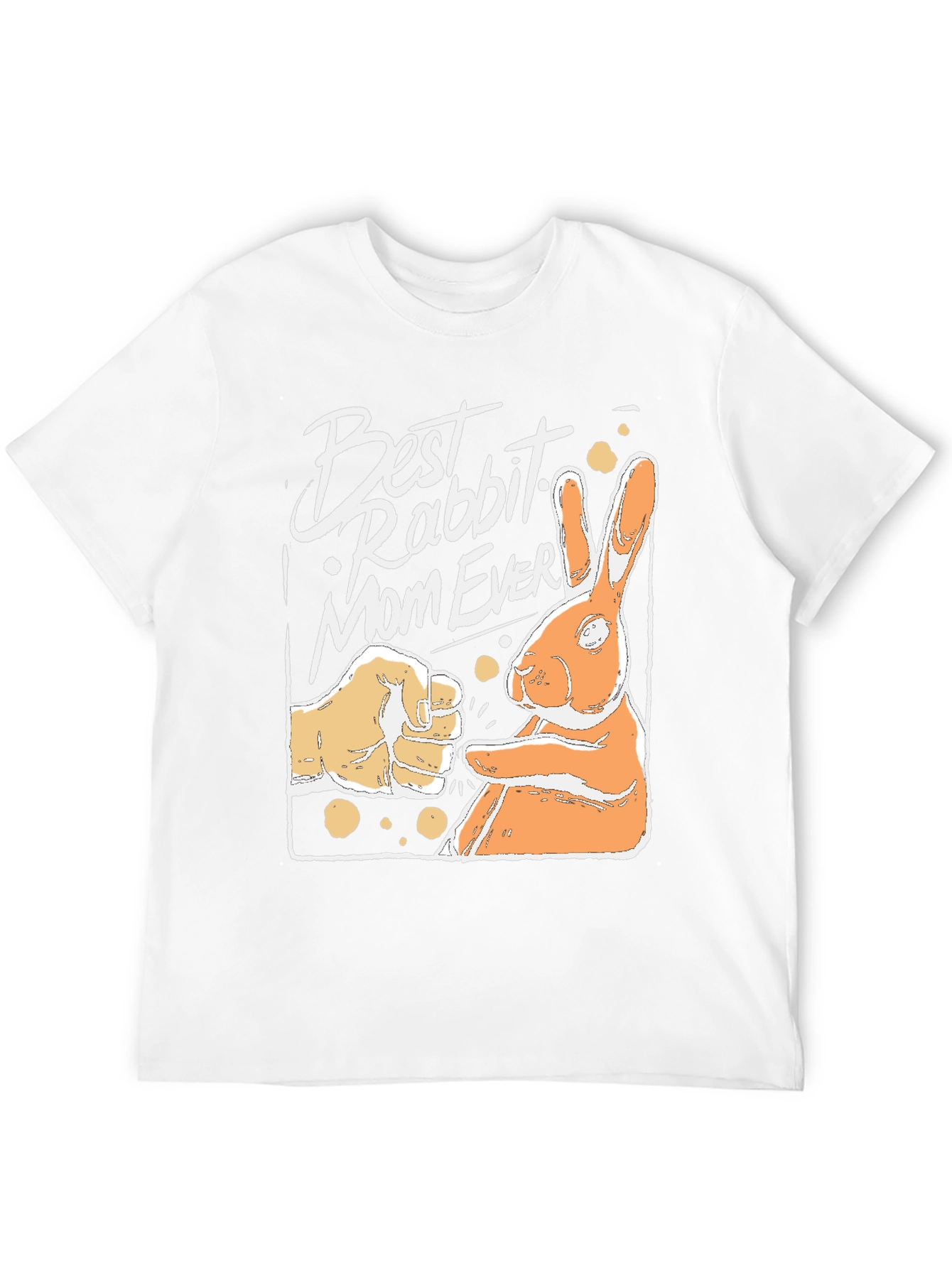 Best Rabbit Mom Ever Black T-Shirt