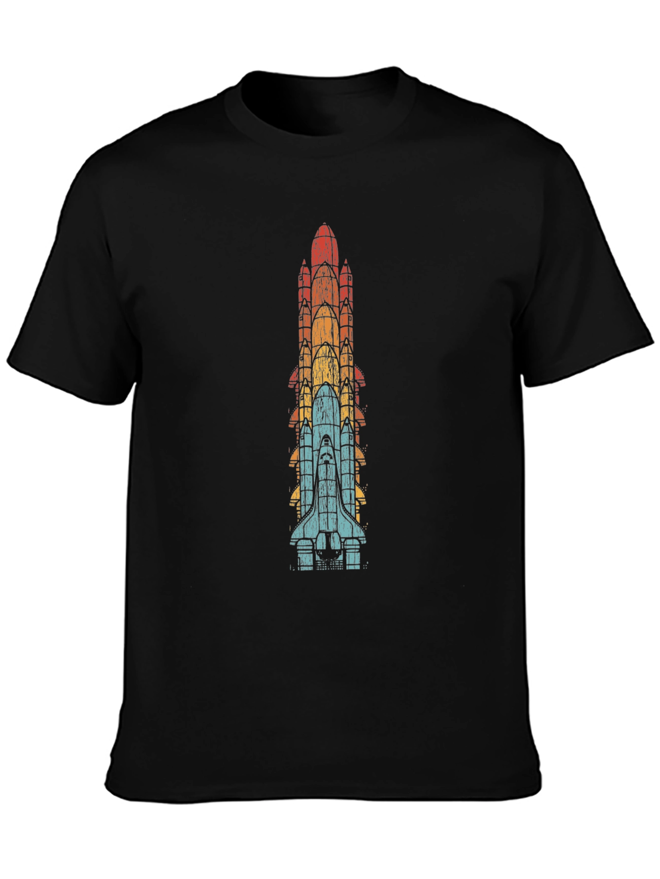 Retro Space Shuttle Stack T-Shirt