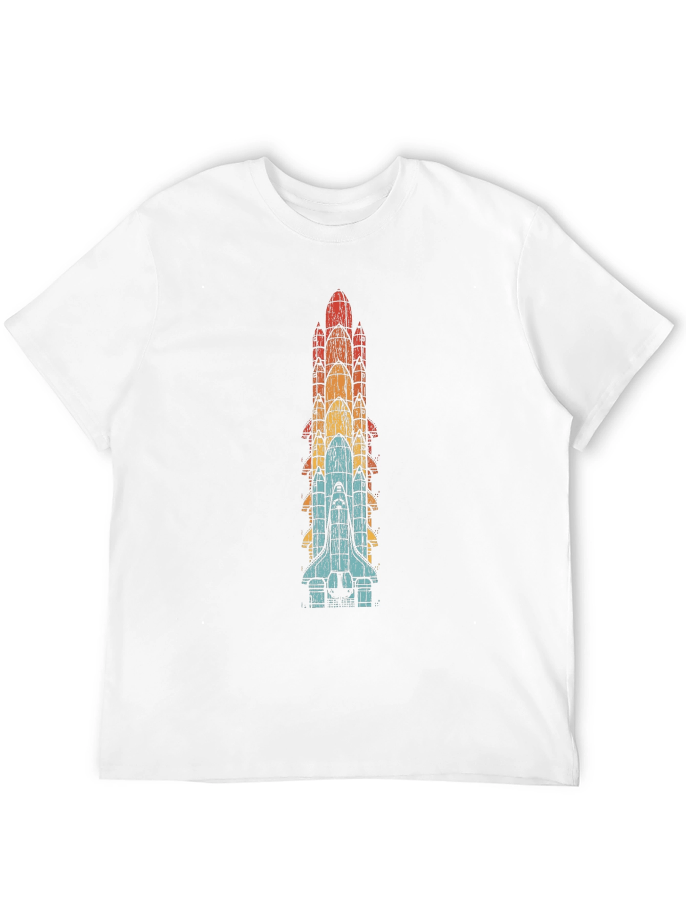 Retro Space Shuttle Stack T-Shirt