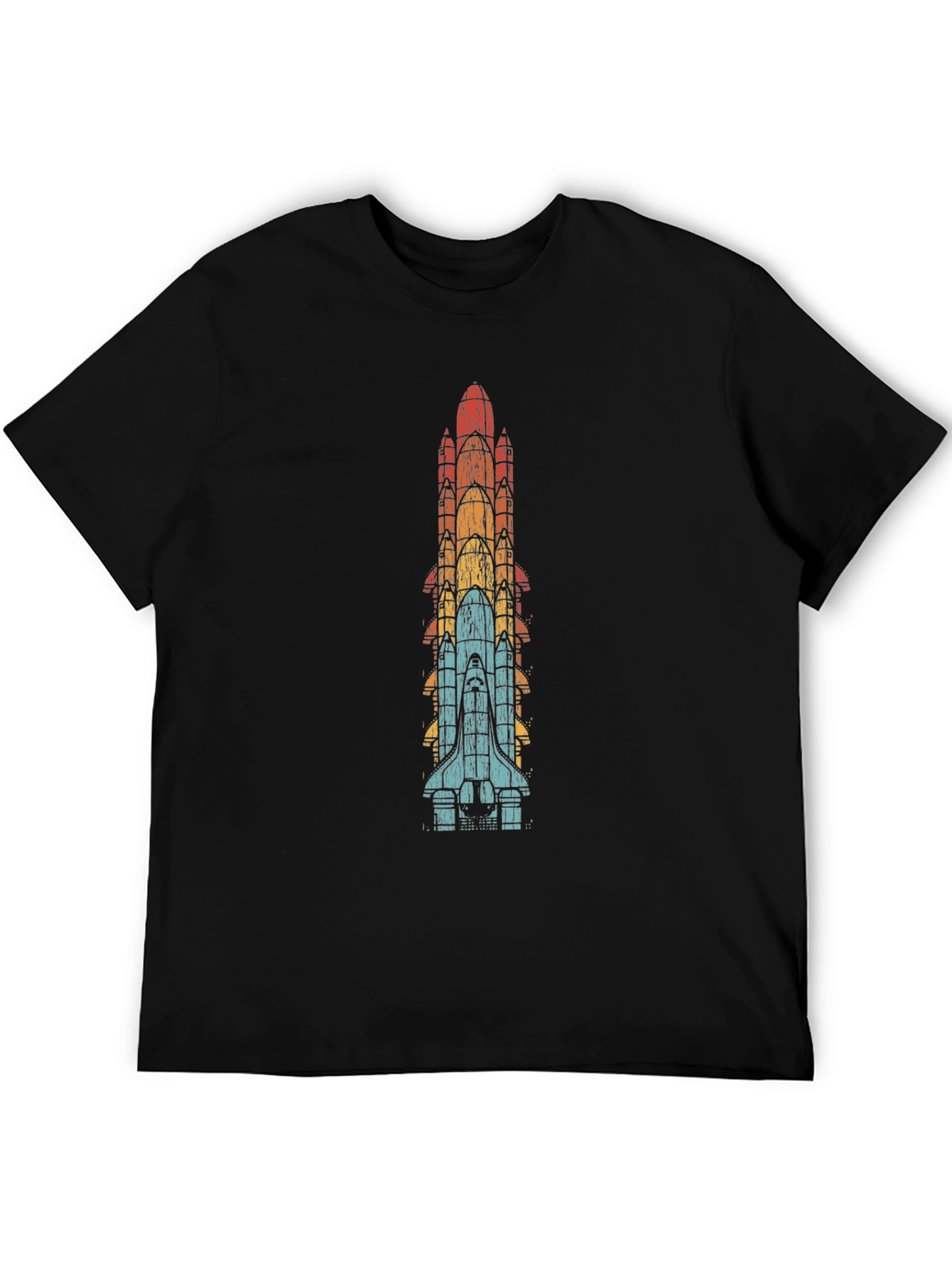 Retro Space Shuttle Stack T-Shirt