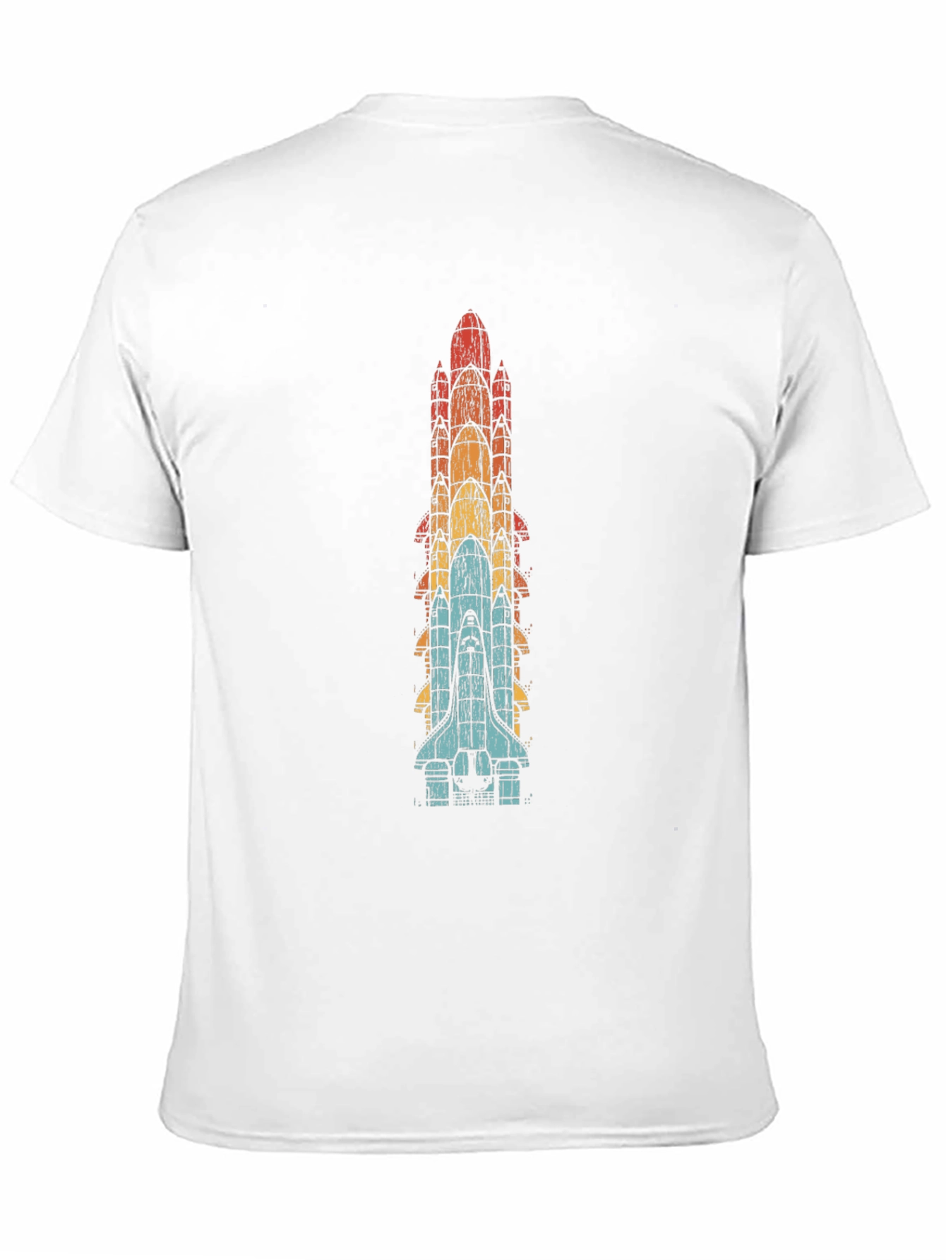 Retro Space Shuttle Stack T-Shirt