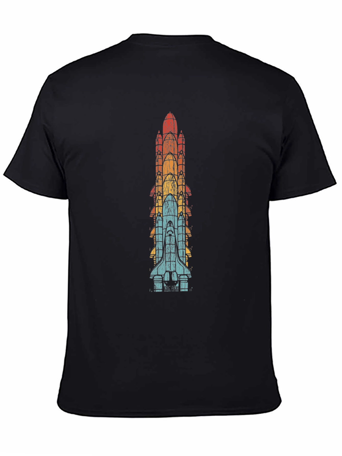 Retro Space Shuttle Stack T-Shirt