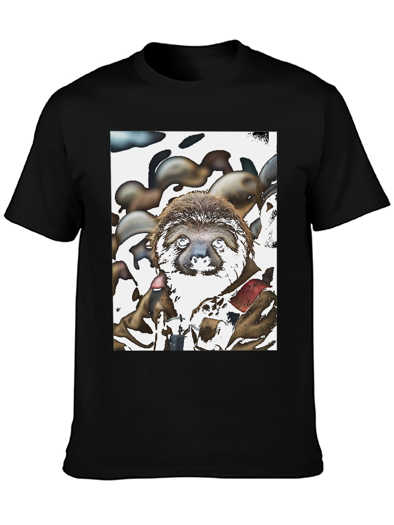 Sloth Graphic T-Shirt - Unique Art Tee