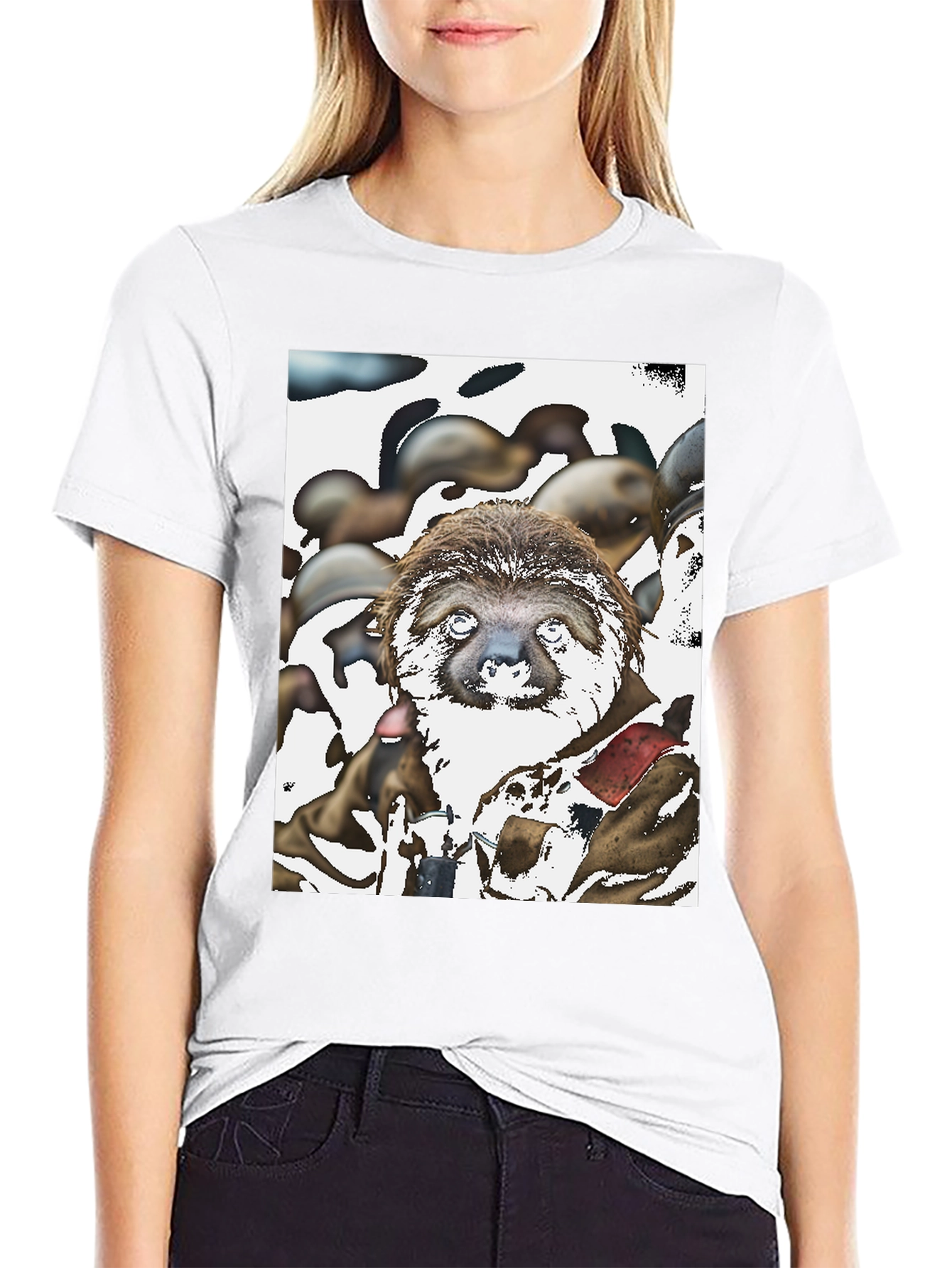 Sloth Graphic T-Shirt - Unique Art Tee