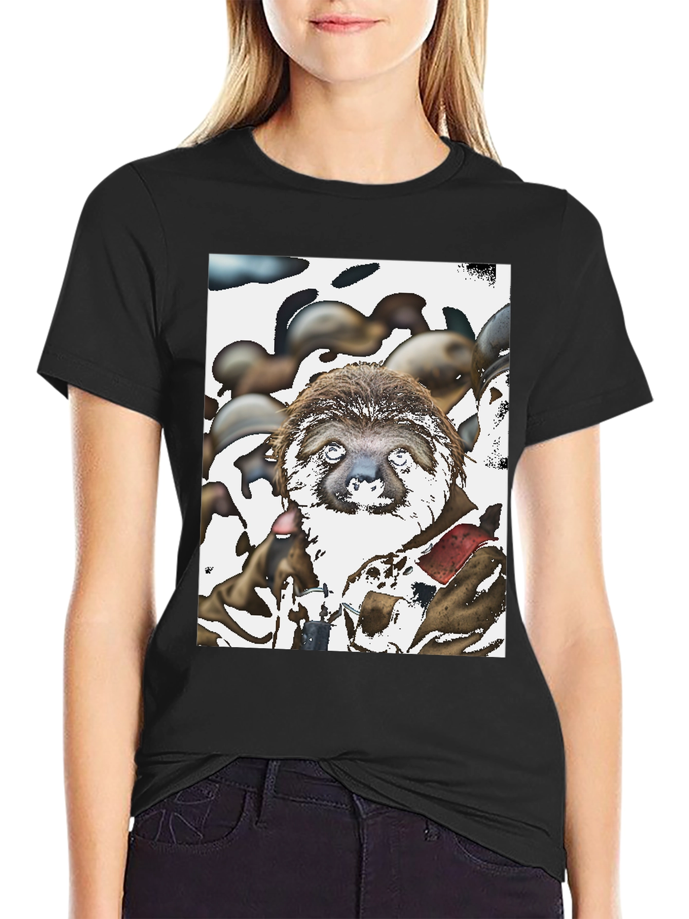 Sloth Graphic T-Shirt - Unique Art Tee