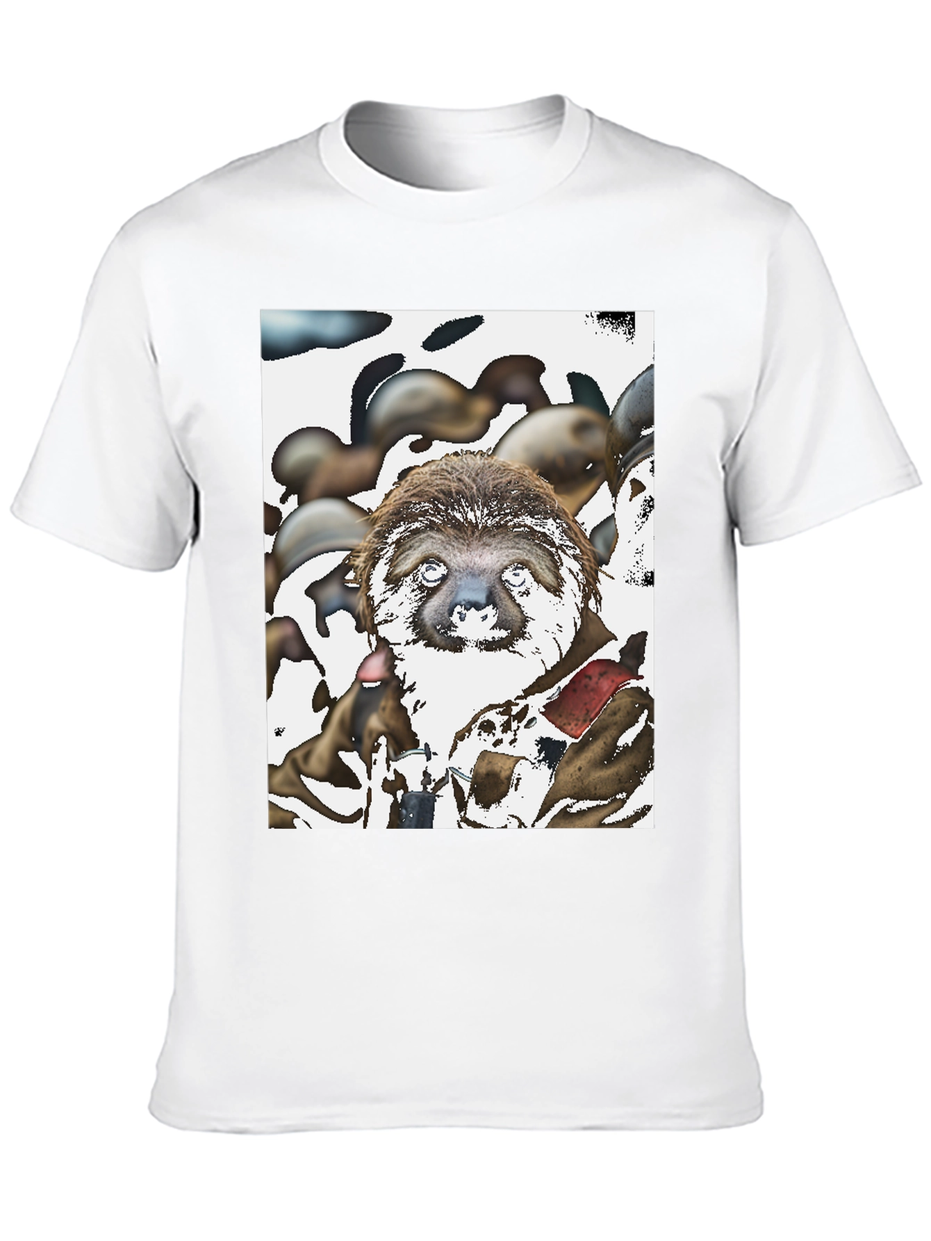 Sloth Graphic T-Shirt - Unique Art Tee