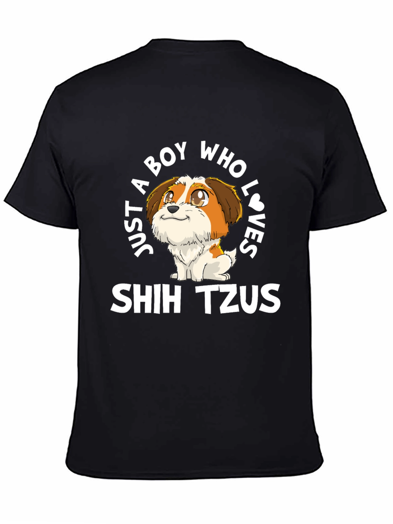 Boy Who Loves Shih Tzus T-Shirt