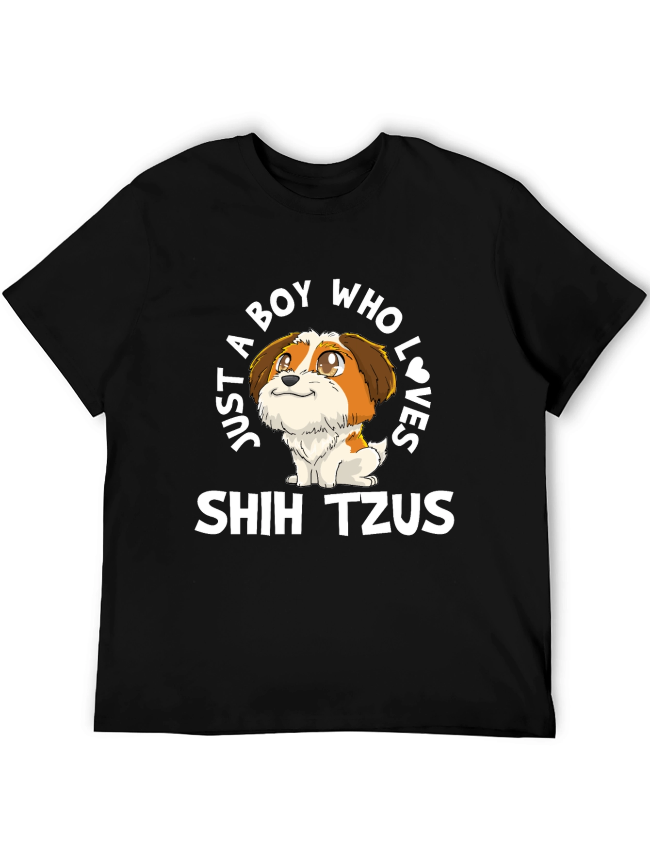 Boy Who Loves Shih Tzus T-Shirt