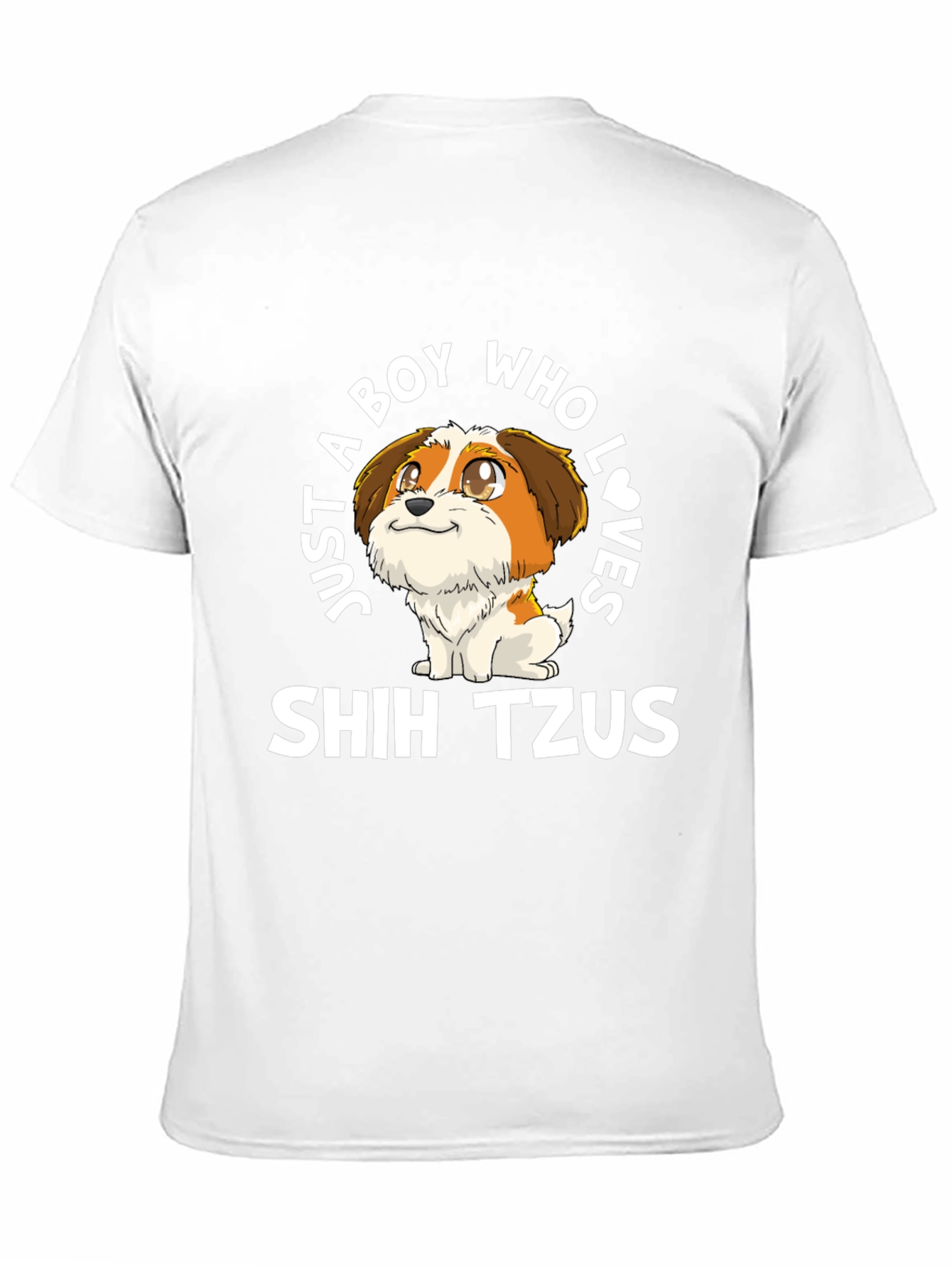 Boy Who Loves Shih Tzus T-Shirt